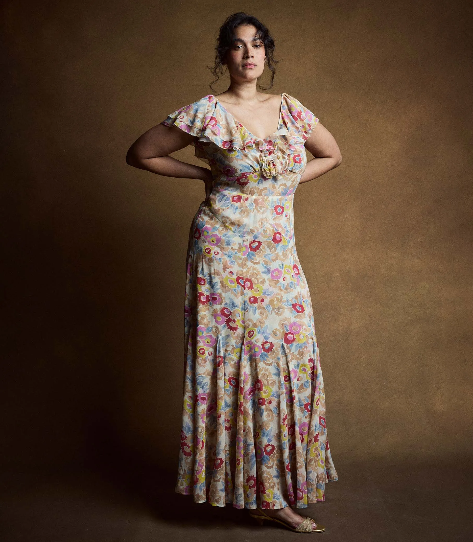 AMÉRELLE DRESS -- JARDIN DE CAMELIAS sold by Doen product image thumbnail 4