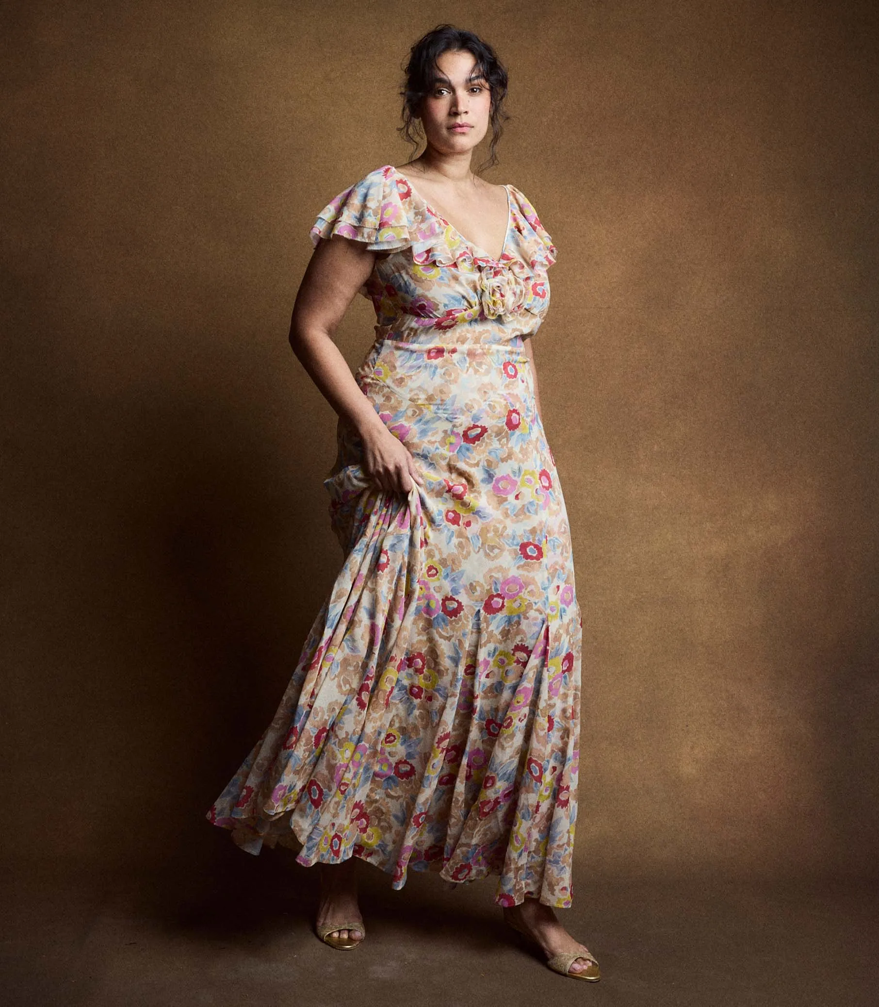 AMÉRELLE DRESS -- JARDIN DE CAMELIAS sold by Doen product image thumbnail 2