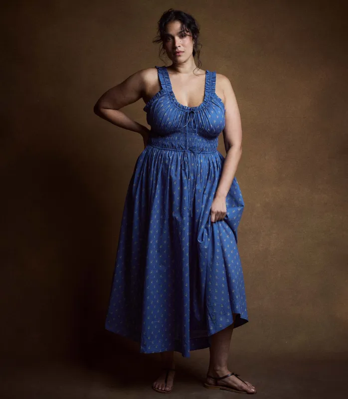 EMMARETTA DRESS -- EARTHA PAISLEY sold by Doen