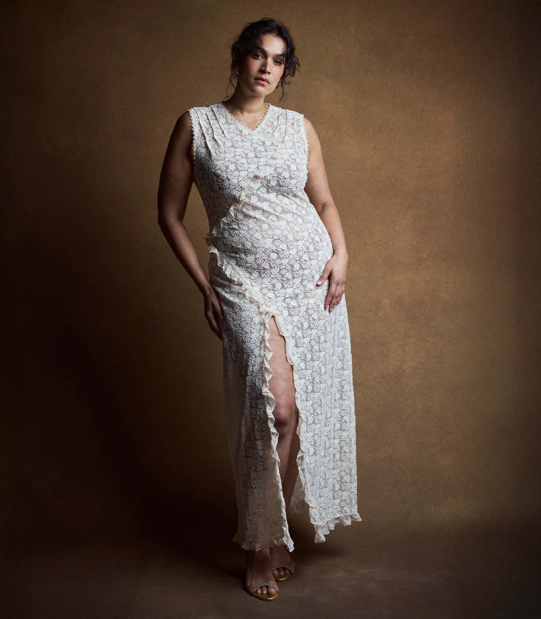 ANABELIA DRESS -- SOFT CAMELLIA sold by Doen product image thumbnail 4