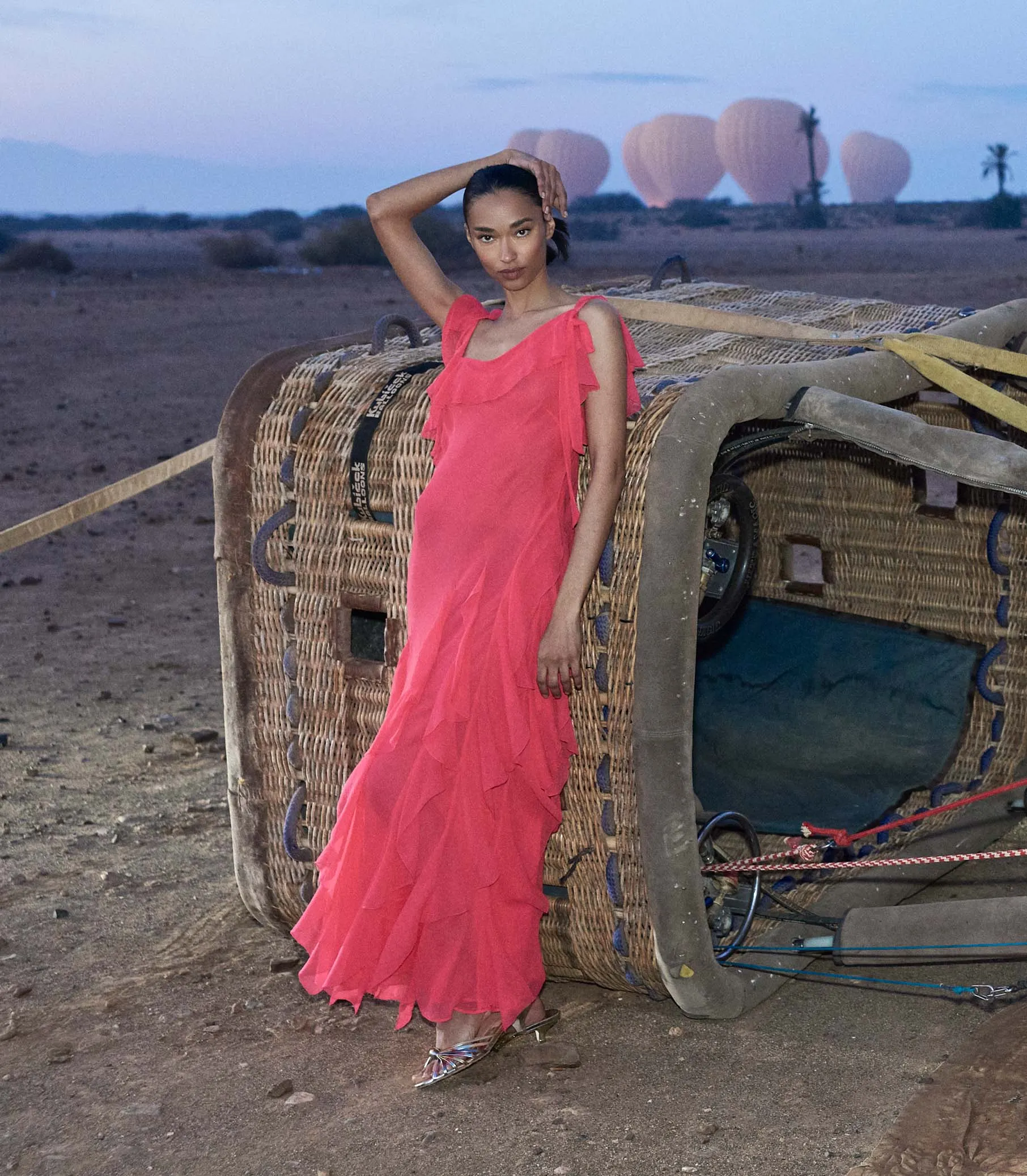 ZELIA DRESS -- BOUGAINVILLEA sold by Doen product image thumbnail 4