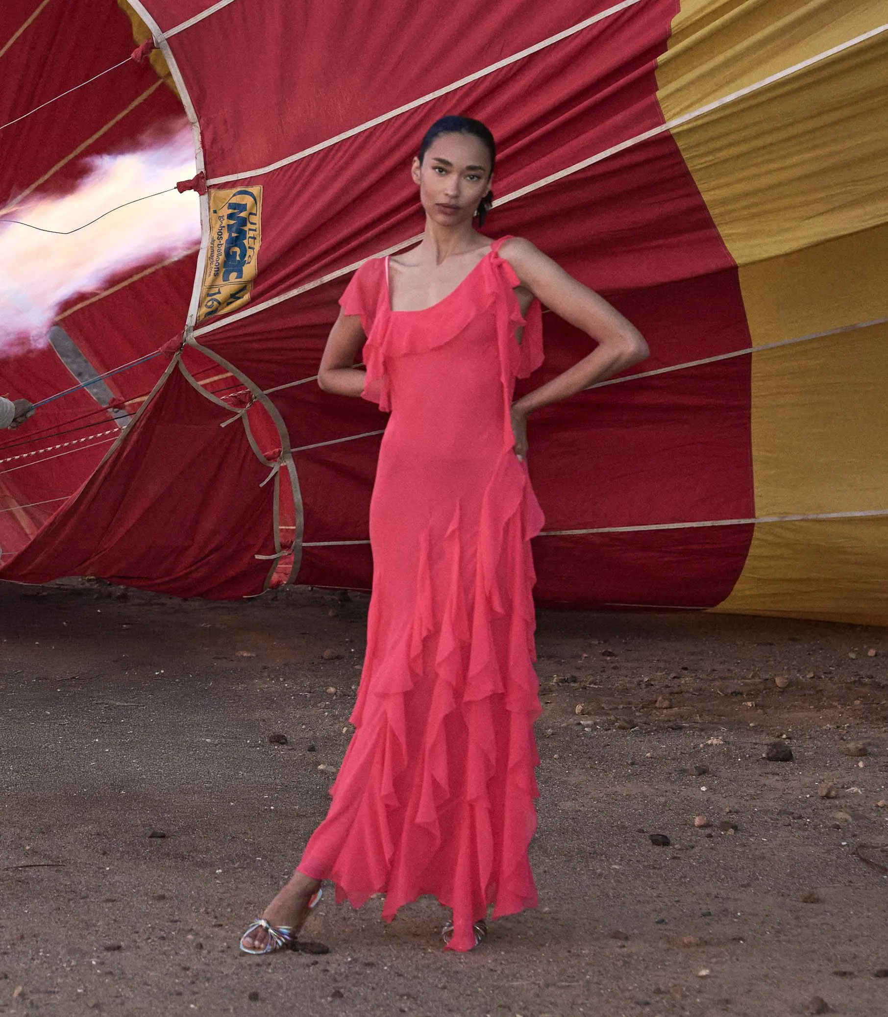 ZELIA DRESS -- BOUGAINVILLEA sold by Doen product image thumbnail 5