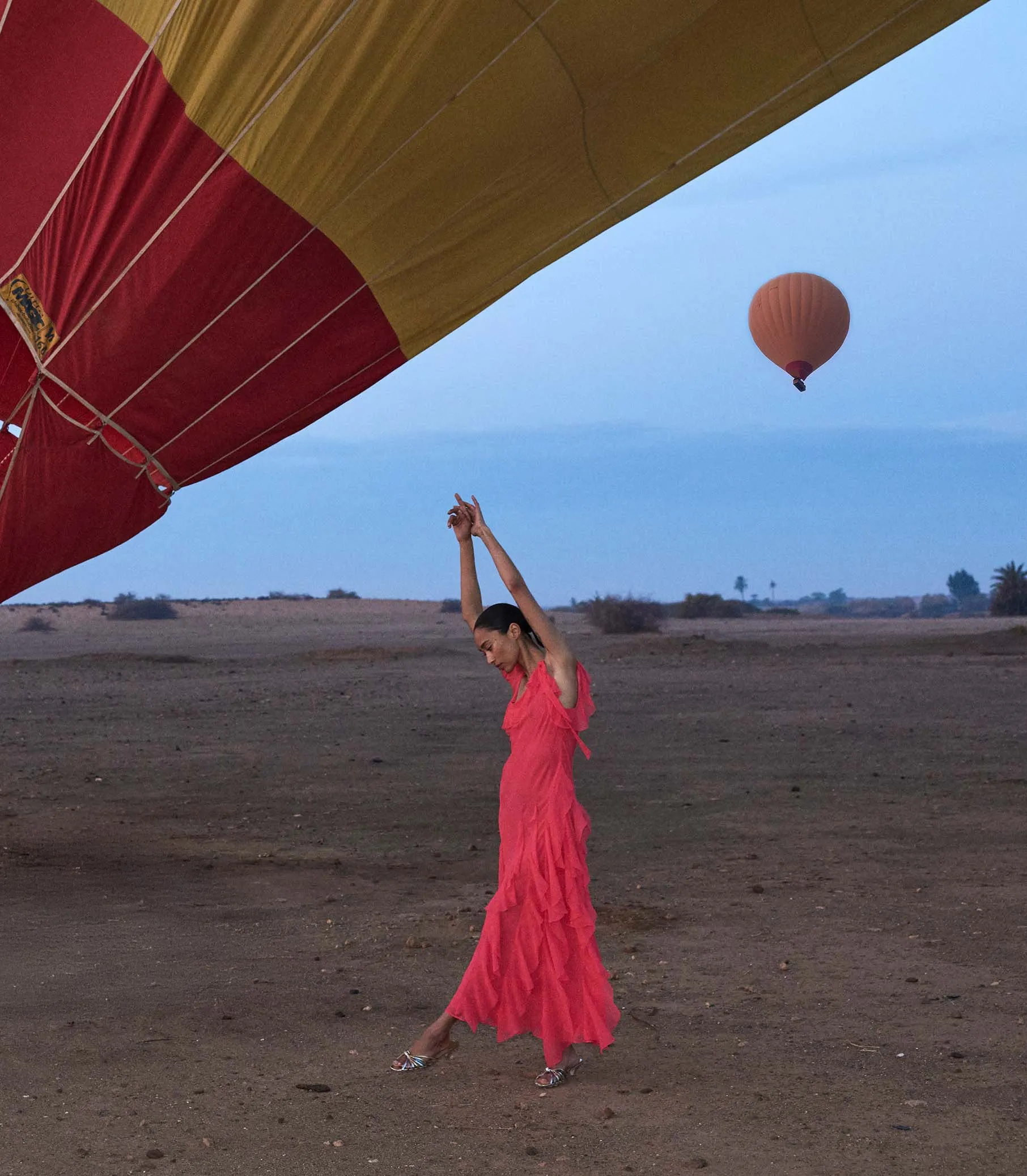 ZELIA DRESS -- BOUGAINVILLEA sold by Doen