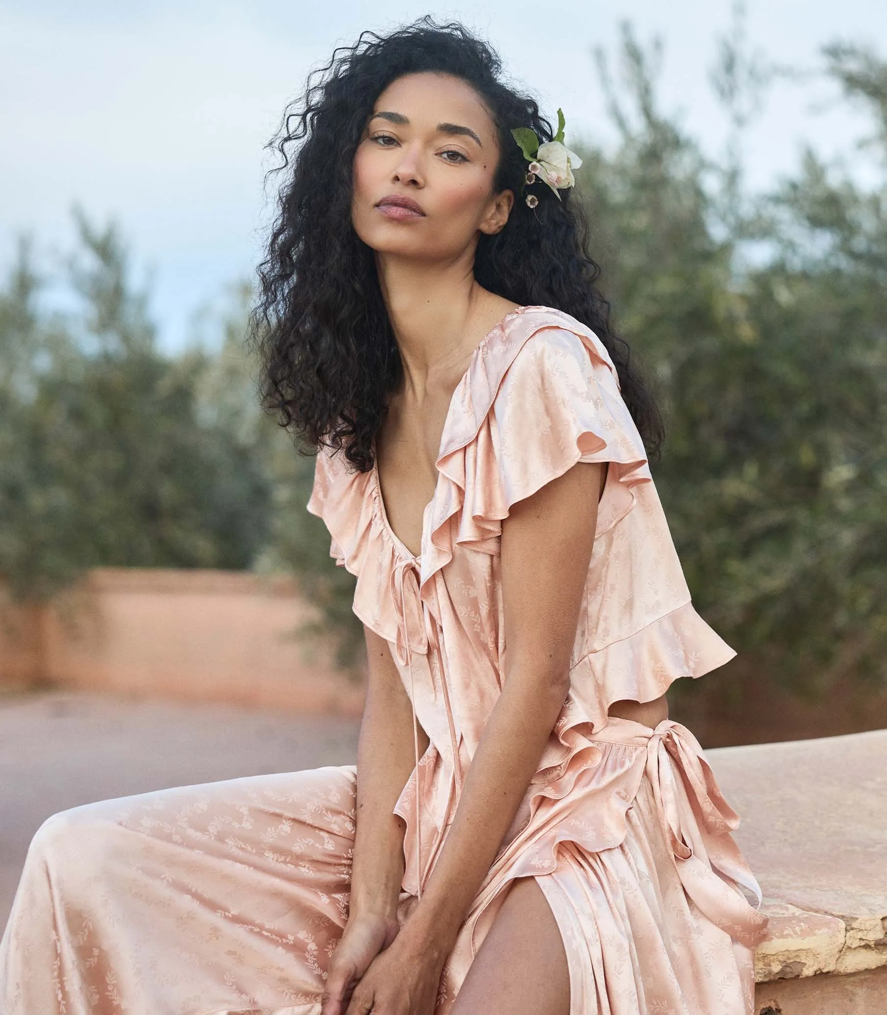FLORIETTE TOP -- PEACH SORBET sold by Doen product image thumbnail 2