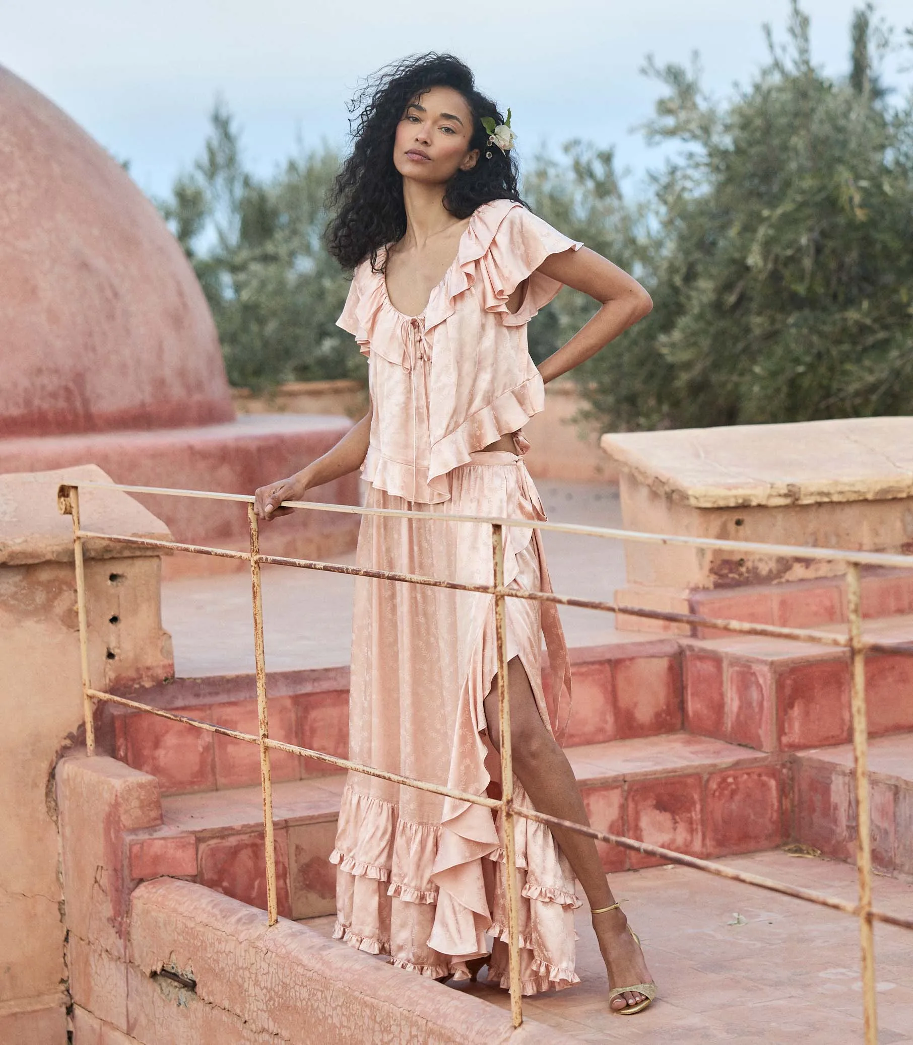 FLORIETTE TOP -- PEACH SORBET sold by Doen product image thumbnail 5