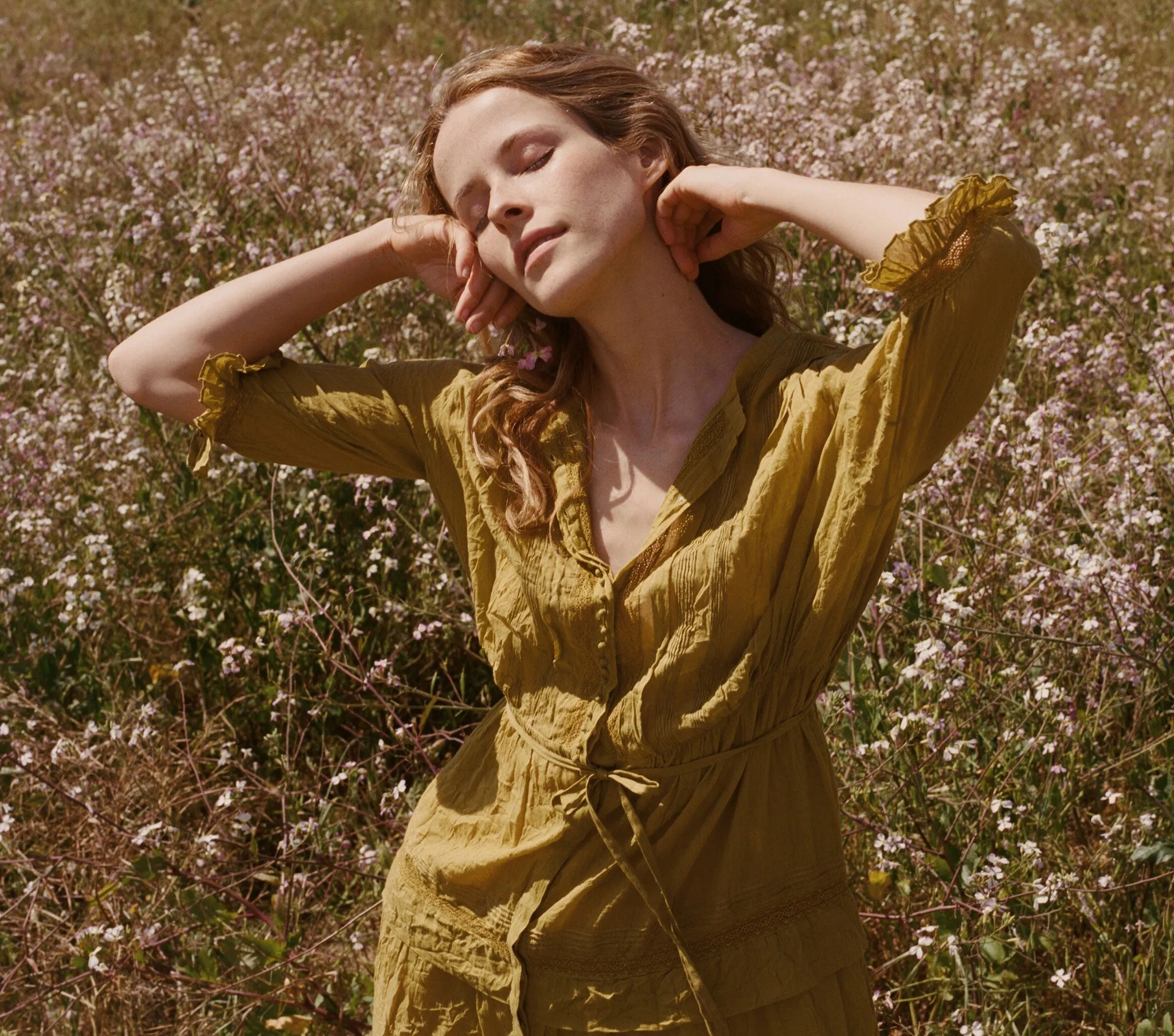 HMD -- PRIMROSE DRESS -- CITRON sold by Doen product image thumbnail 2