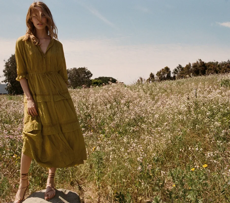 HMD -- PRIMROSE DRESS -- CITRON made by Doen