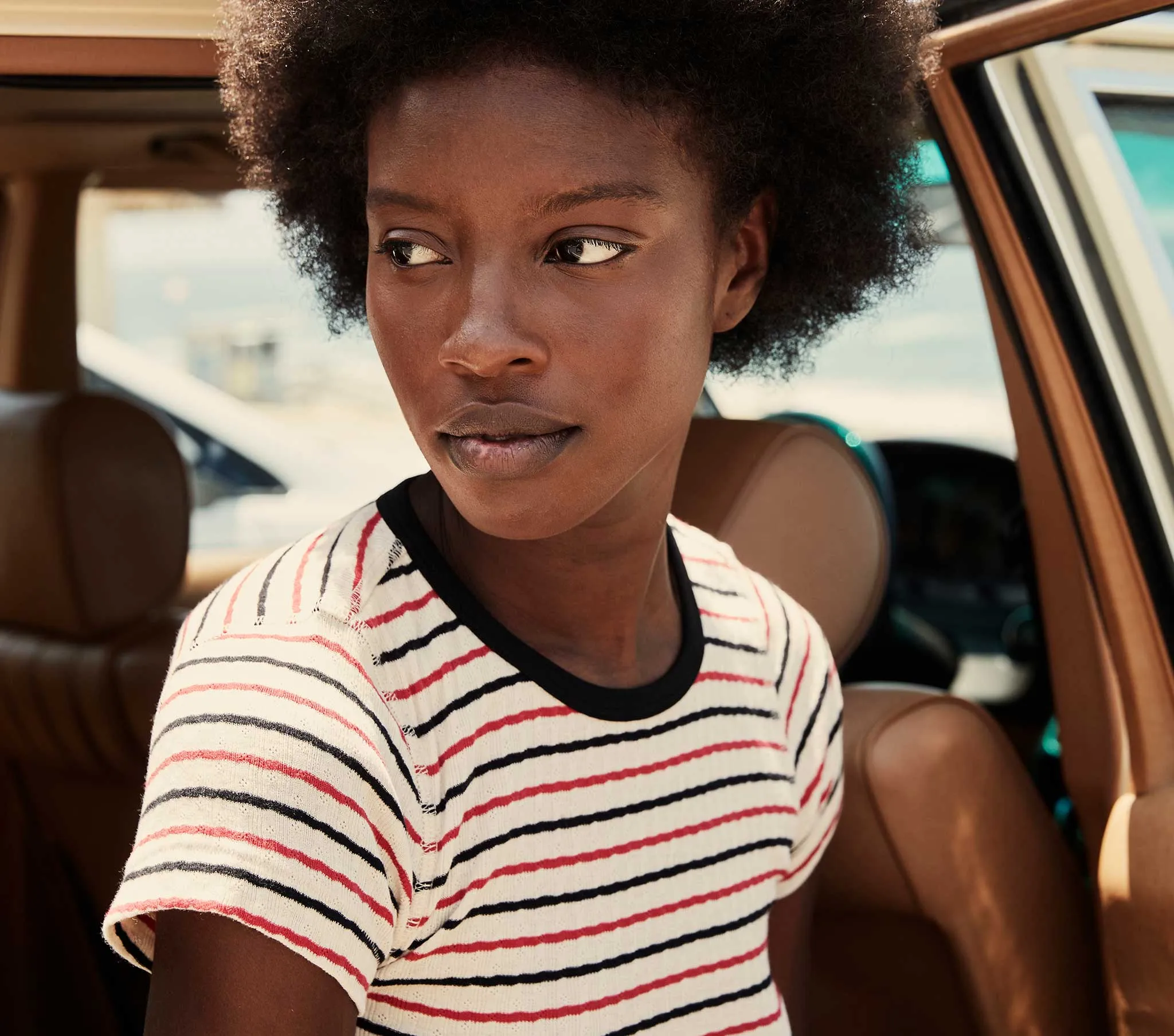 HMD -- BEBE TEE -- RIVIERA STRIPE sold by Doen product image thumbnail 5