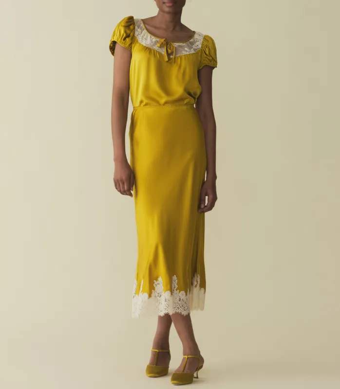 HMD -- ELOWEN SKIRT -- PALMETTO made by Doen