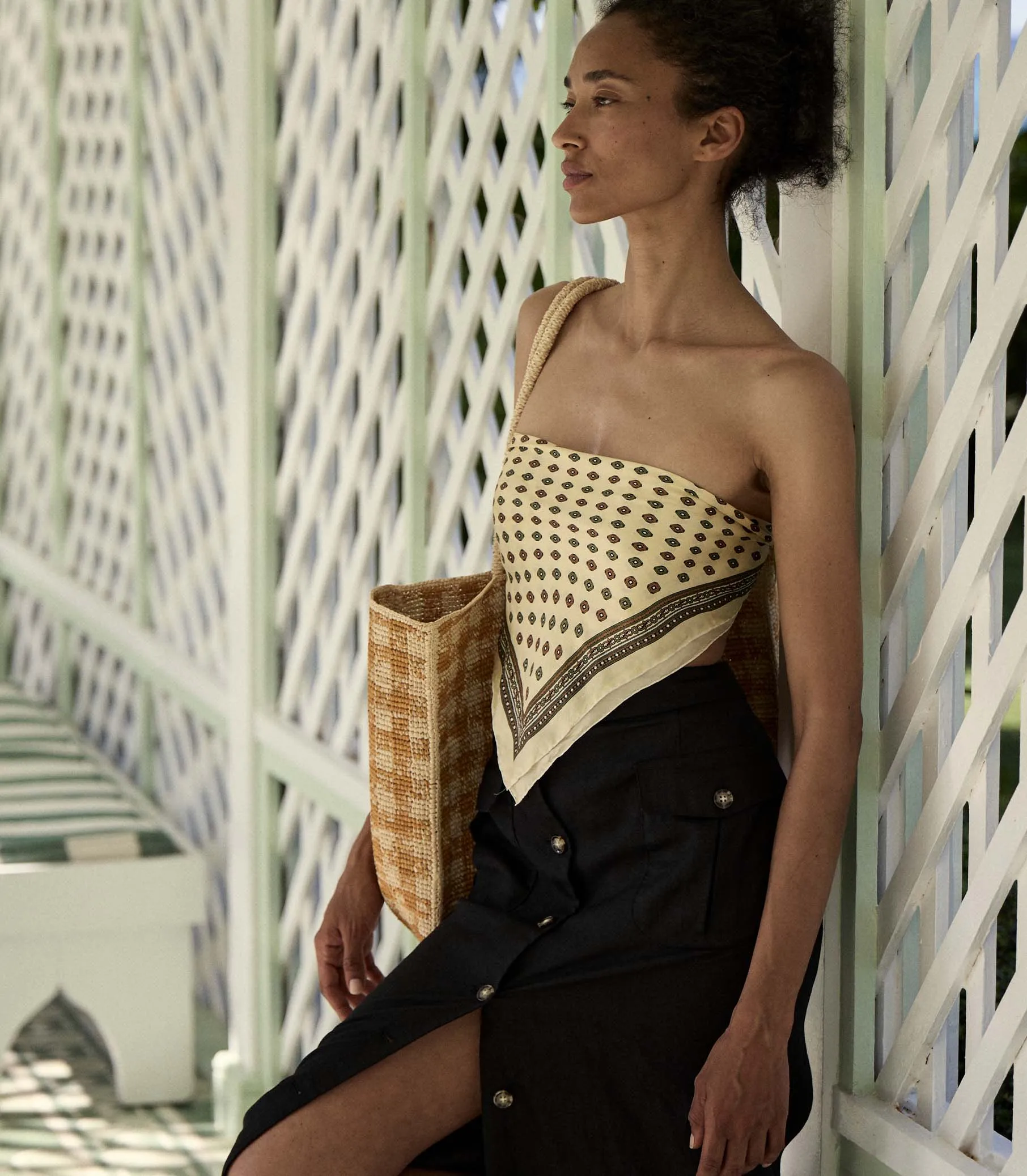 HMD -- LOURDES SKIRT -- BLACK sold by Doen product image thumbnail 4