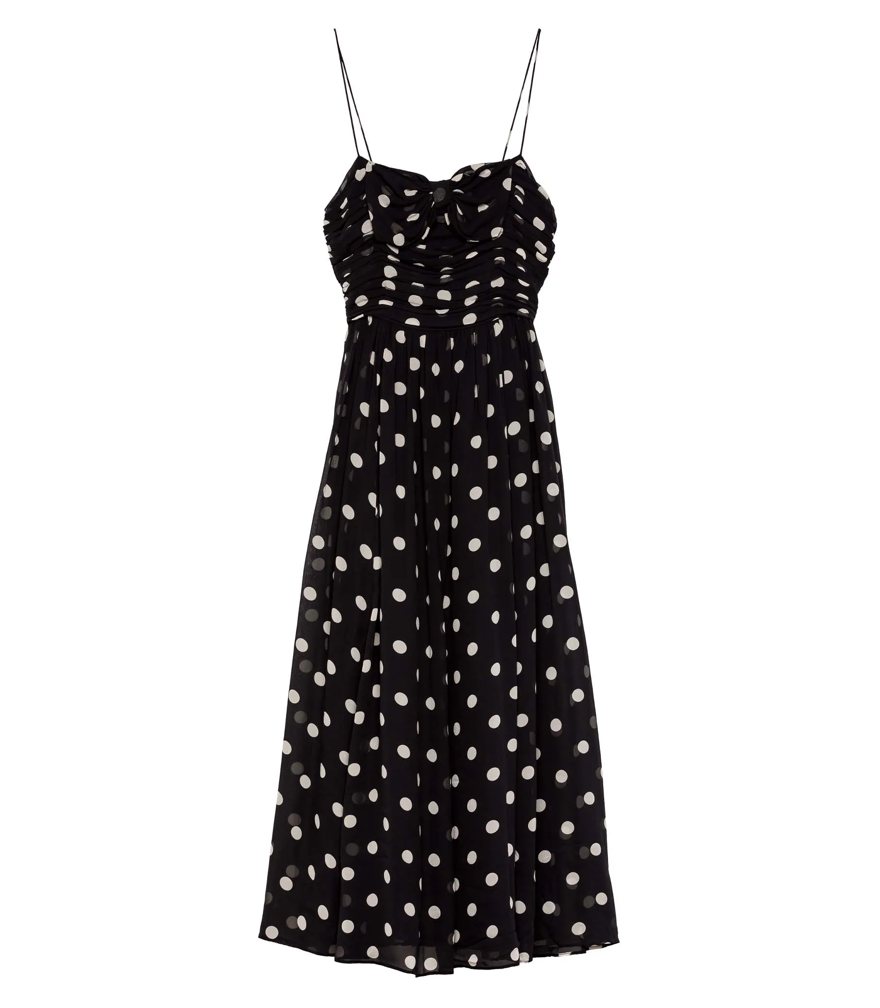 HMD -- MARYANNA DRESS -- NOIR SOLSTICE SKY DOT sold by Doen product image thumbnail 5