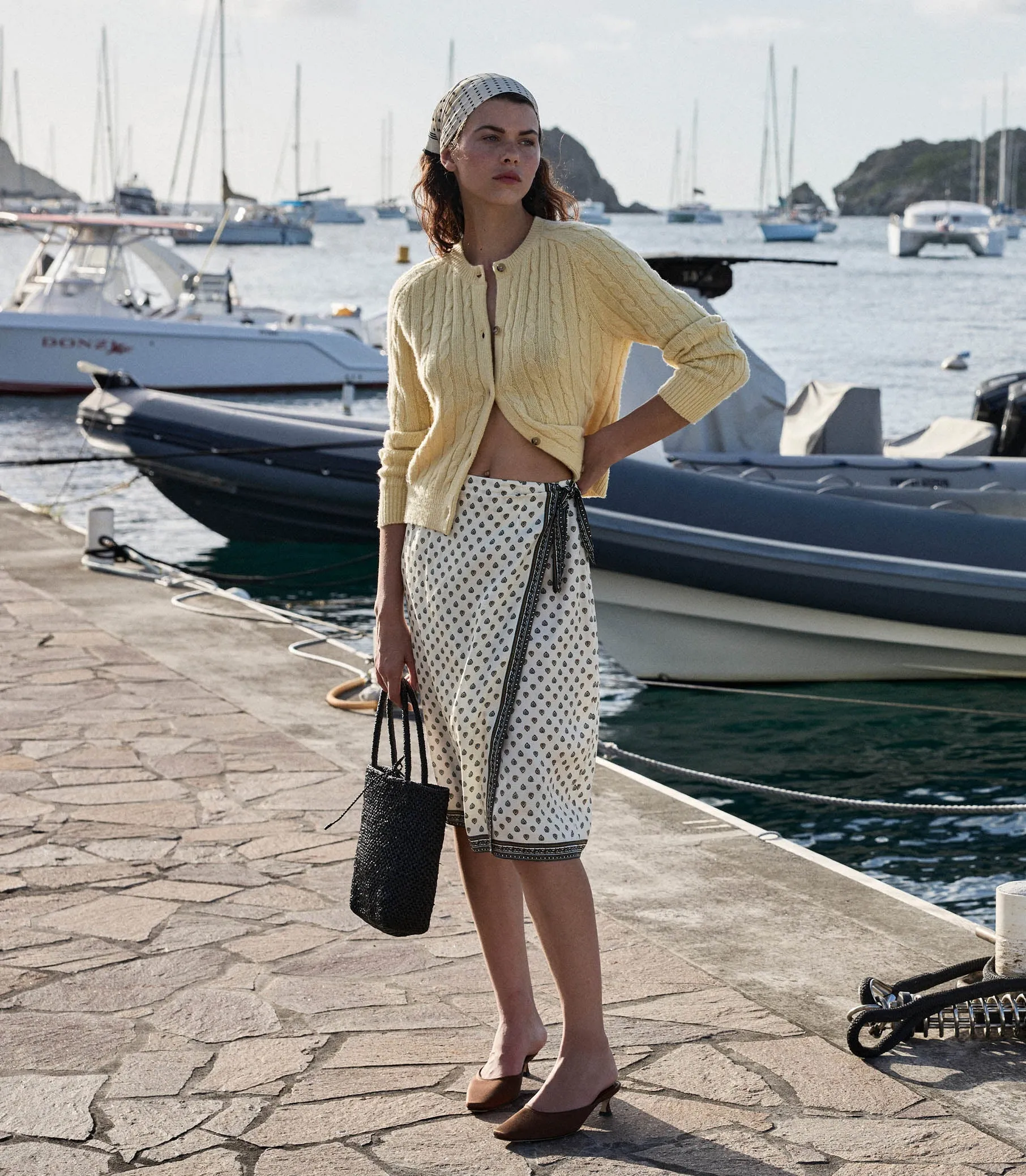 HMD -- DELIA SKIRT -- RIVIERA FOULARD sold by Doen