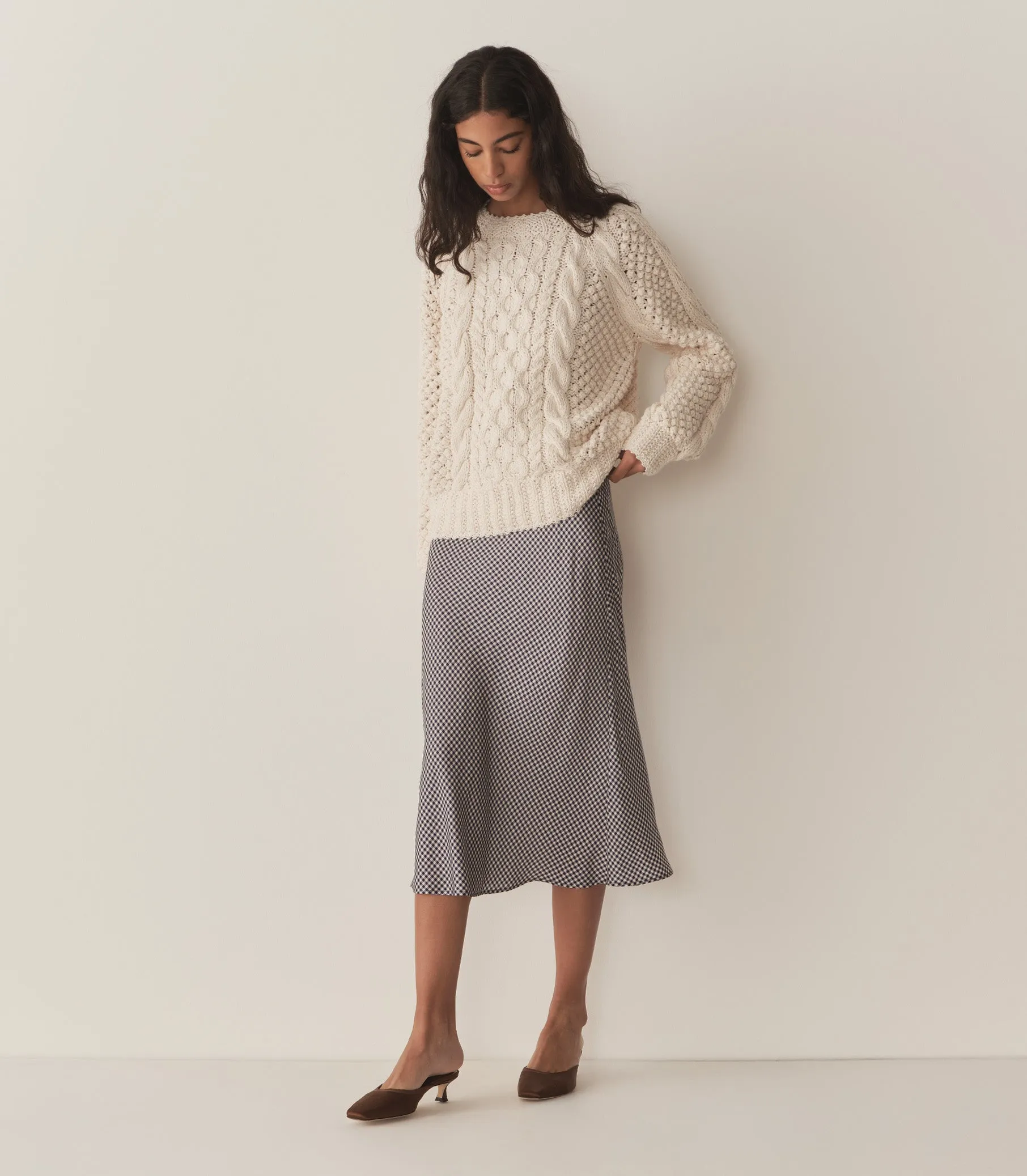 HMD -- ELOWENA SKIRT -- SANTA MARINA GINGHAM sold by Doen product image thumbnail 4