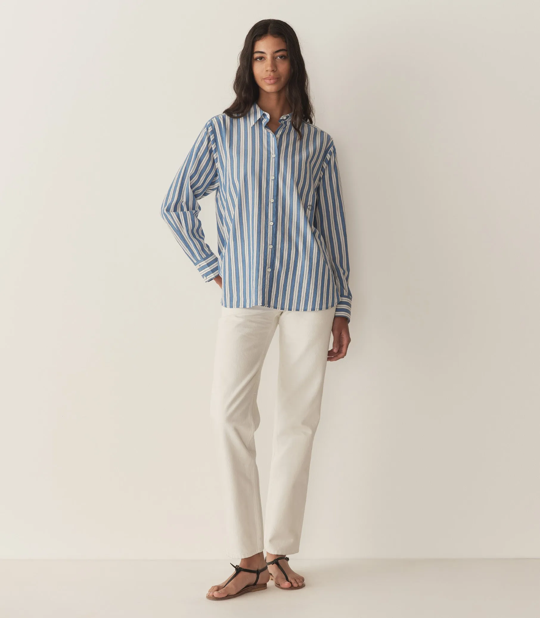 HMD -- REMIS TOP -- LUCERNE STRIPE sold by Doen product image thumbnail 4