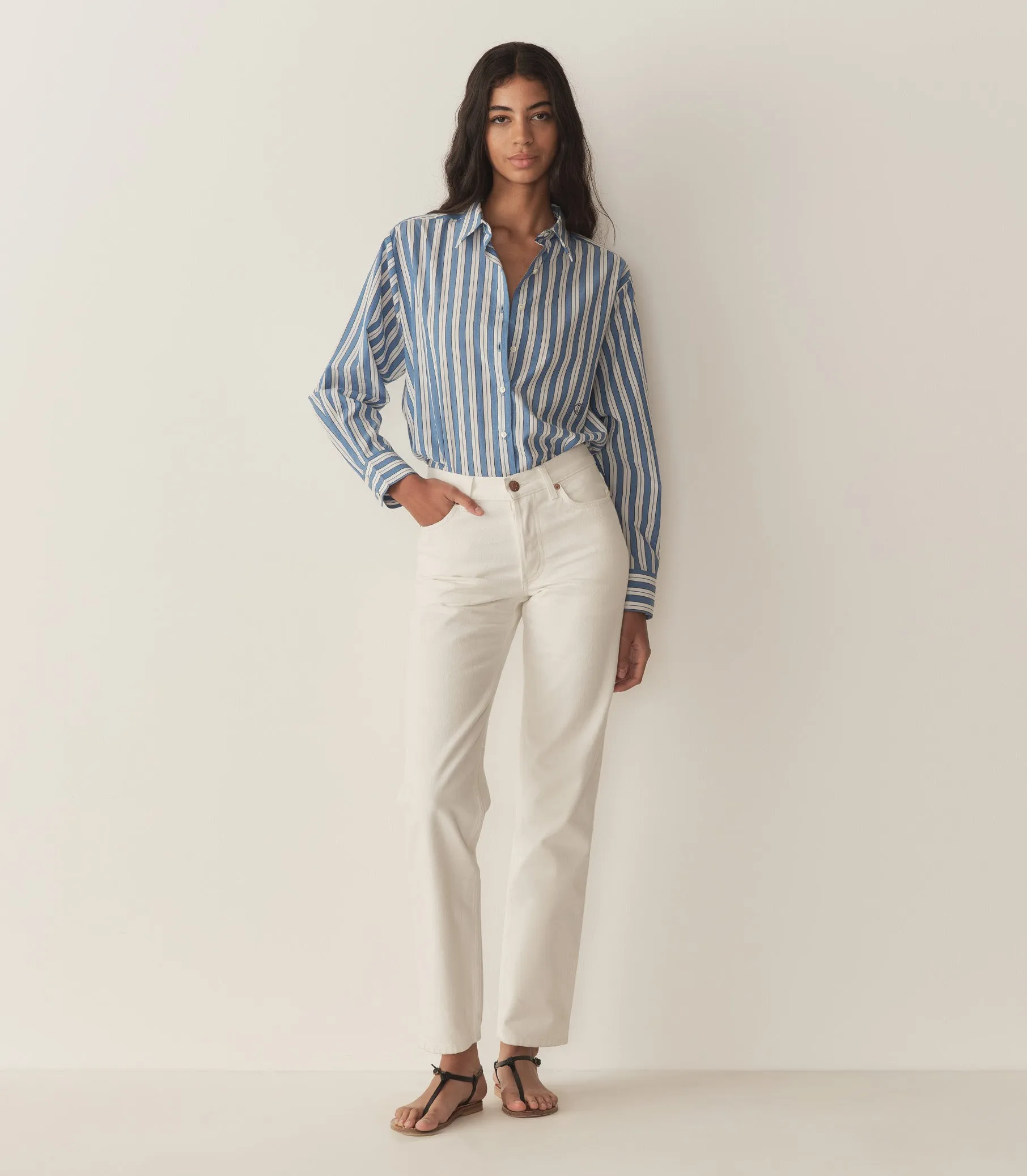 HMD -- REMIS TOP -- LUCERNE STRIPE sold by Doen product image thumbnail 3