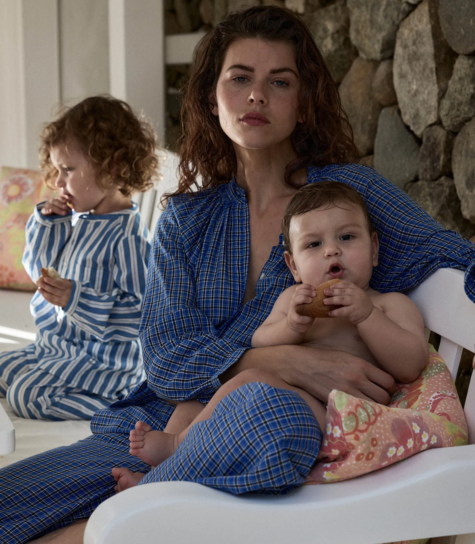 HMD -- MORGAN PANT -- CASSIS CHECK sold by Doen product image thumbnail 4