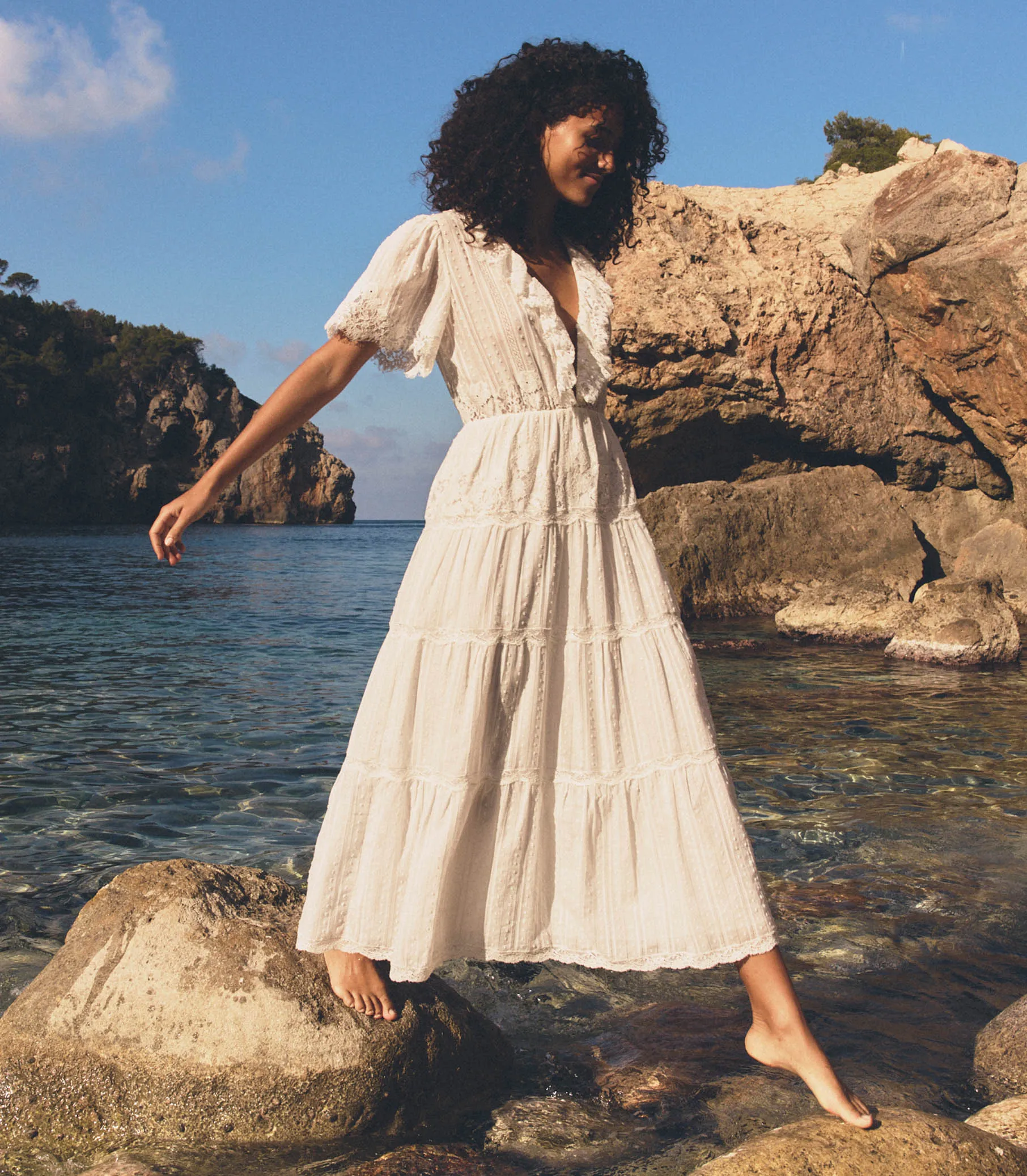 HMD -- GABRIELLA DRESS -- SALT sold by Doen