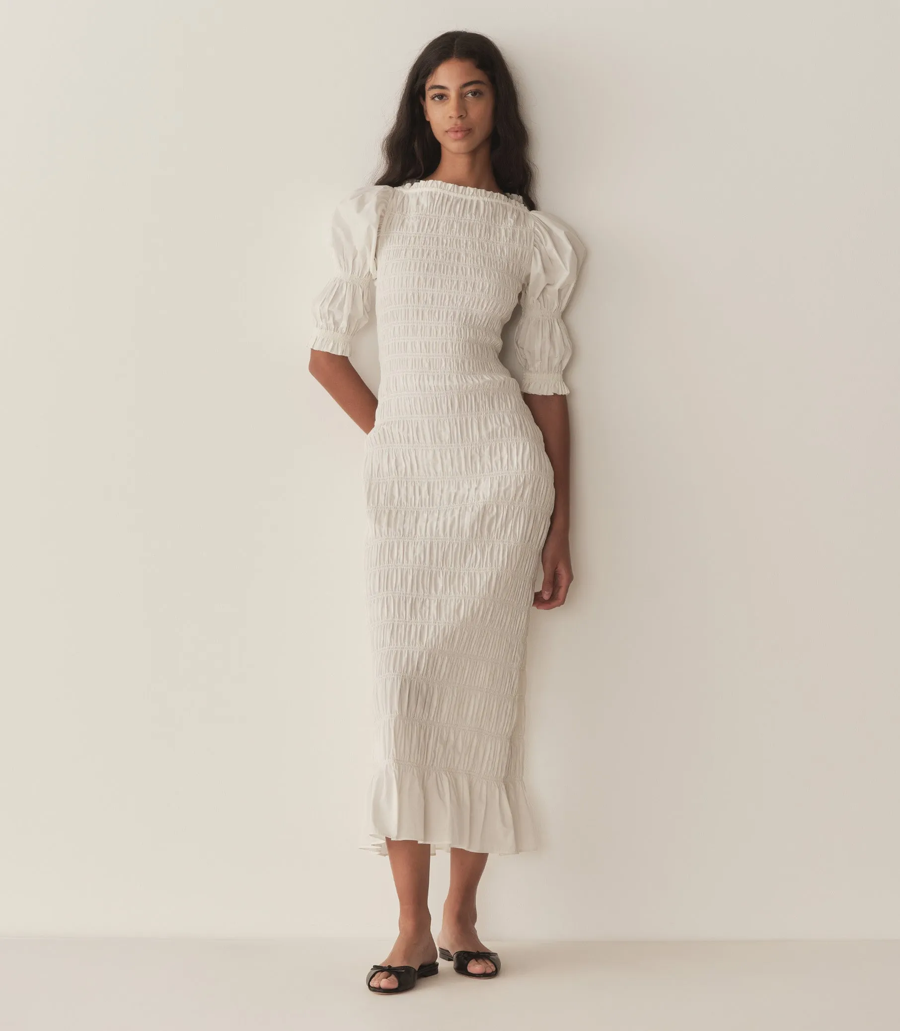 HMD -- RAQUELLA DRESS -- SALT sold by Doen