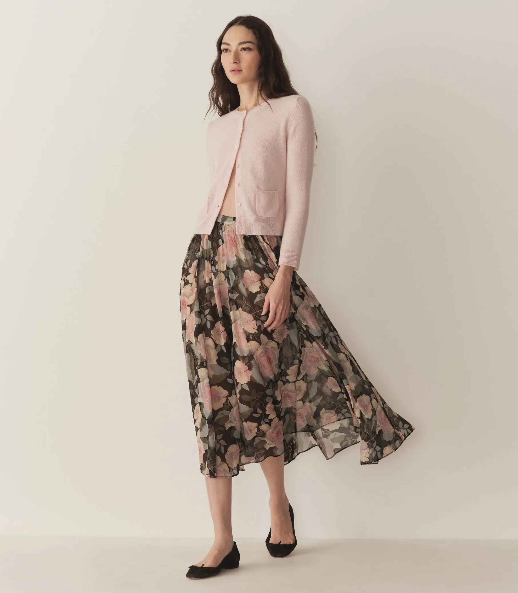 HMD -- MEADOW SKIRT -- ROSE GARDEN FLORAL sold by Doen