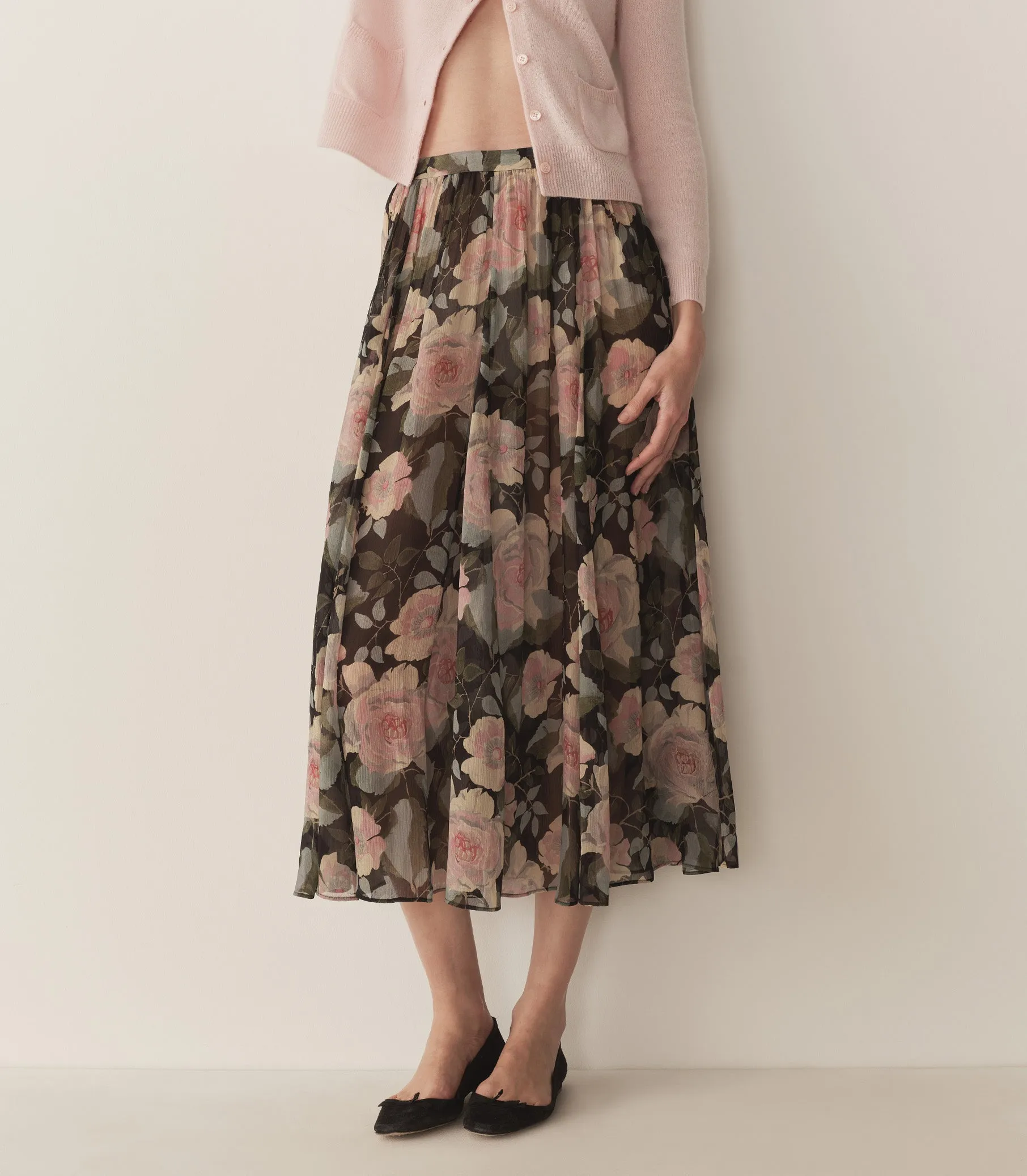 HMD -- MEADOW SKIRT -- ROSE GARDEN FLORAL sold by Doen product image thumbnail 3