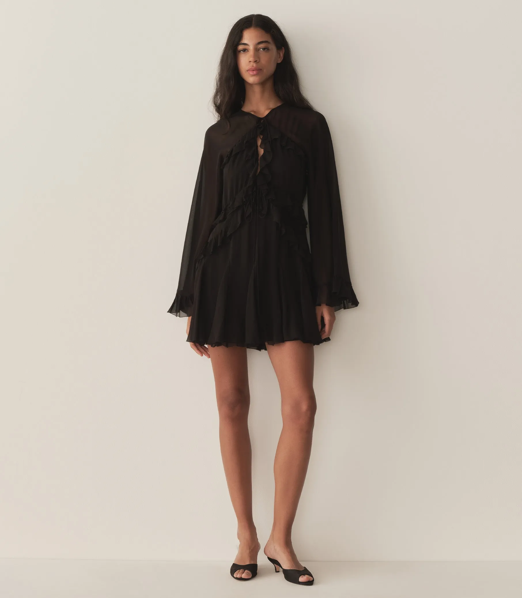 HMD -- CLARISSE DRESS -- BLACK sold by Doen product image thumbnail 2