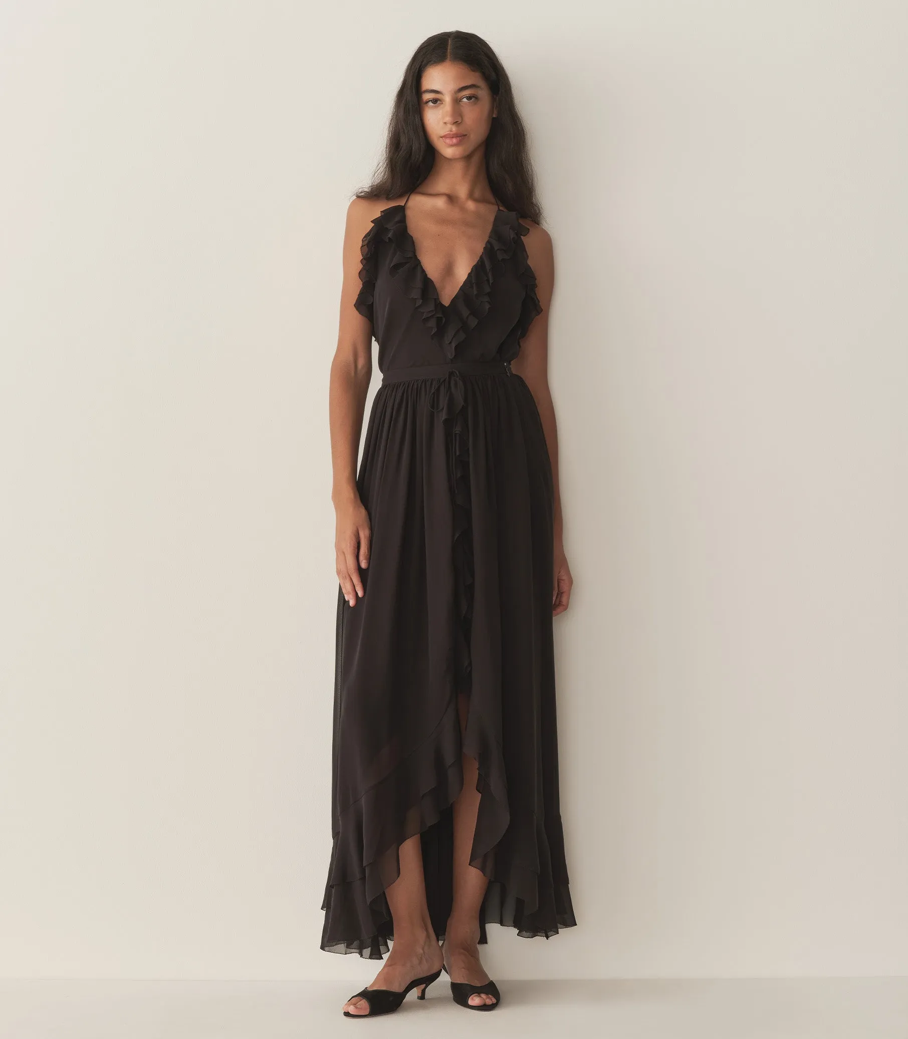 HMD -- ELISA SKIRT -- BLACK sold by Doen