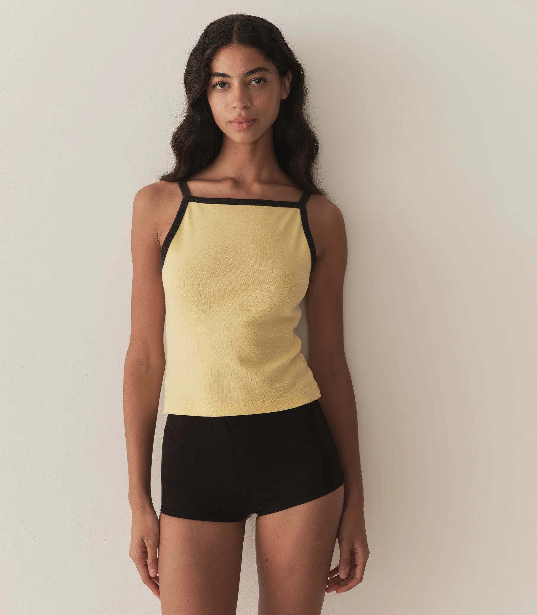 HMD -- ANGIE RINGER TANK -- WILD HONEYSUCKLE sold by Doen
