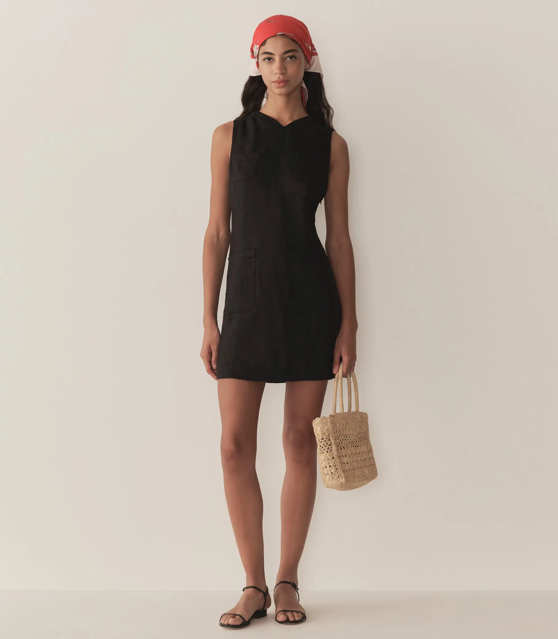 HMD -- BENNETTE DRESS -- BLACK sold by Doen product image thumbnail 3