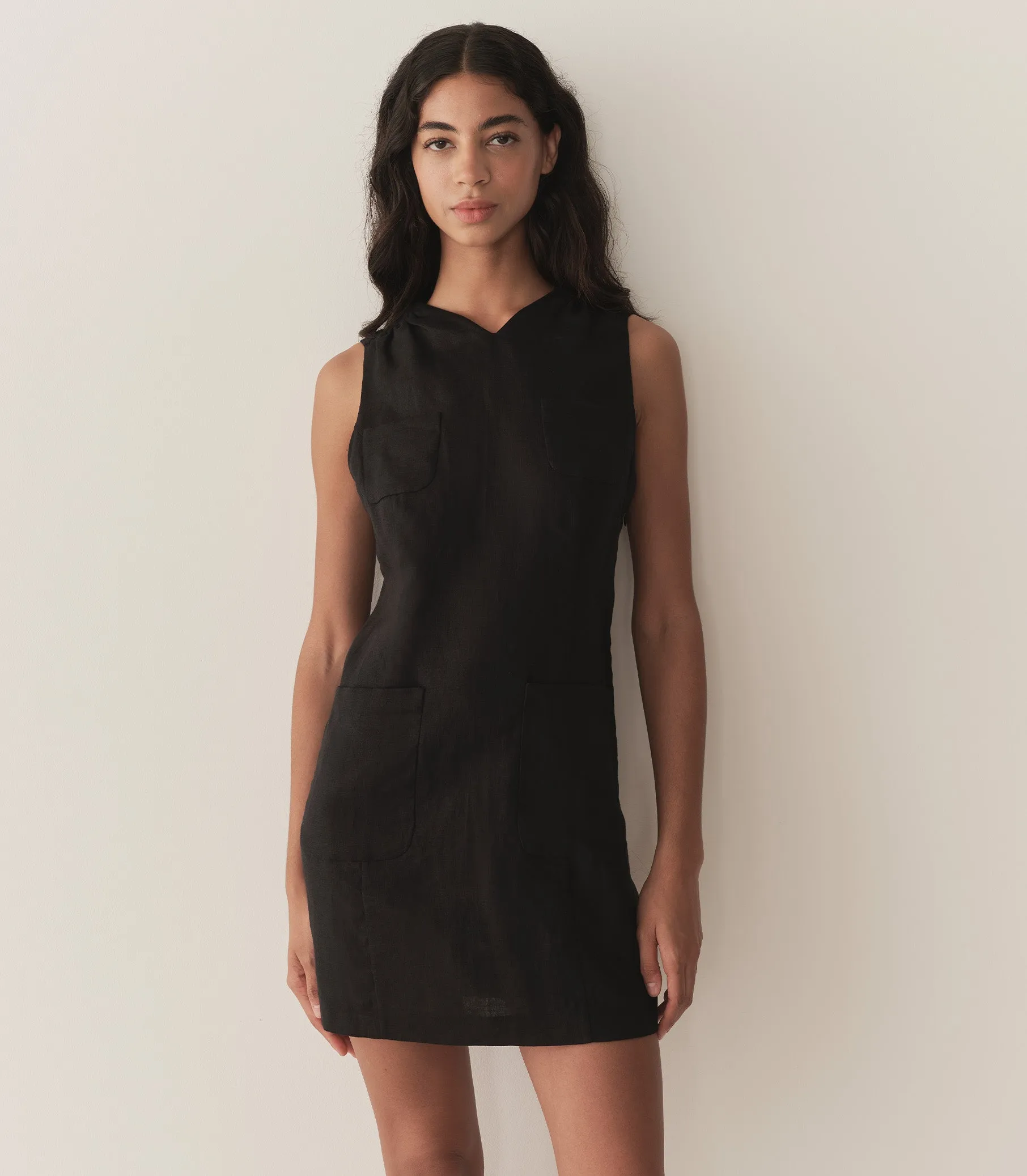HMD -- BENNETTE DRESS -- BLACK sold by Doen