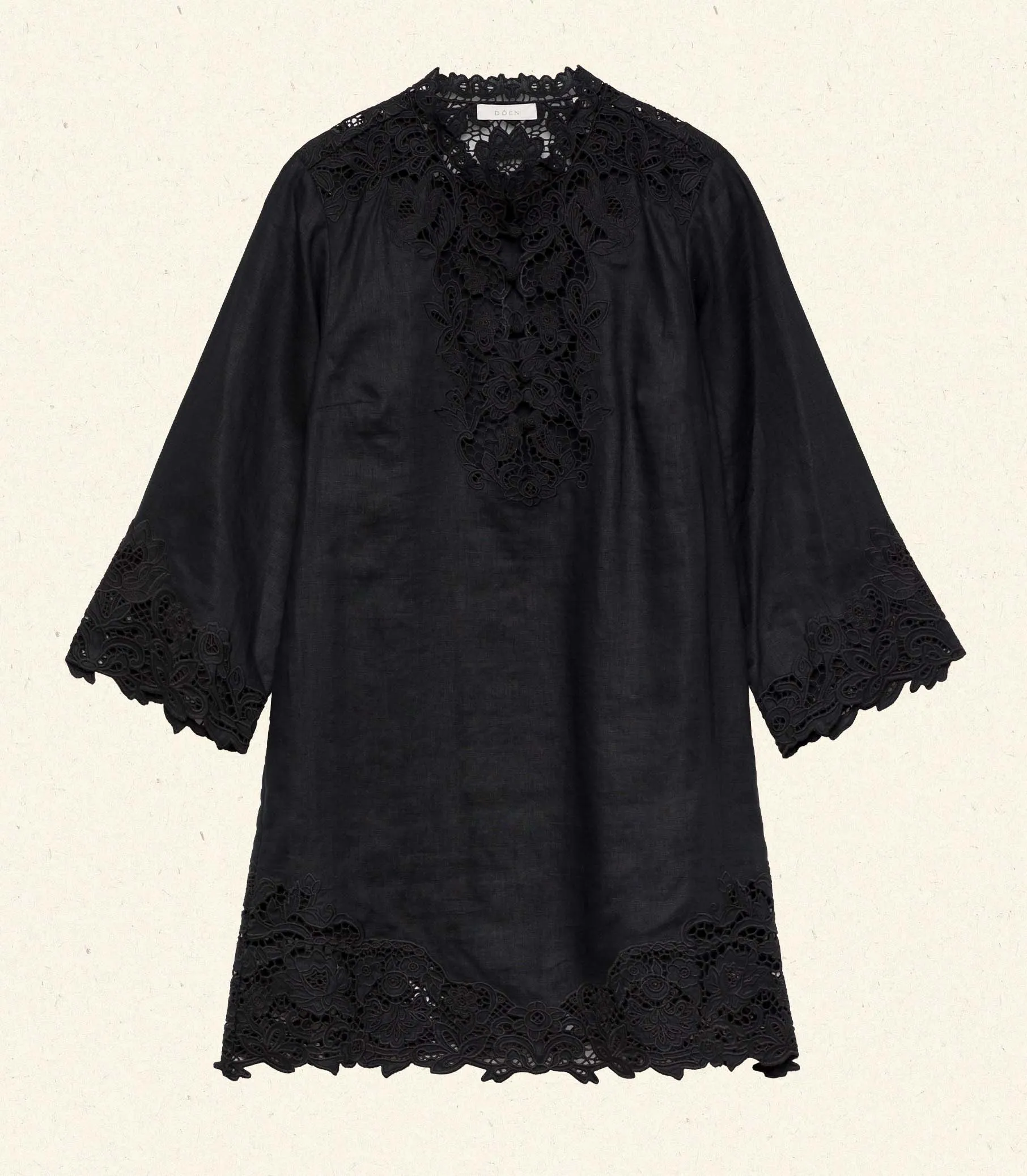 HMD -- ROSELIE TUNIC -- BLACK sold by Doen product image thumbnail 5