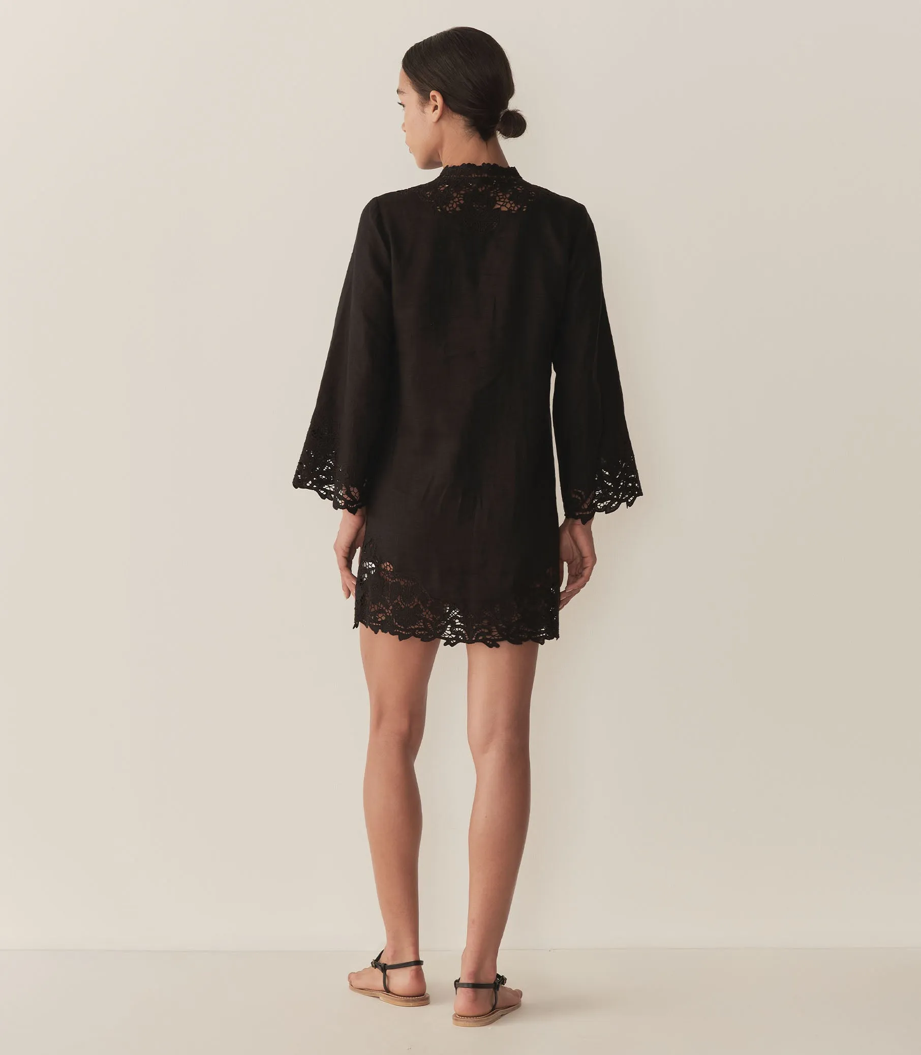 HMD -- ROSELIE TUNIC -- BLACK sold by Doen product image thumbnail 4