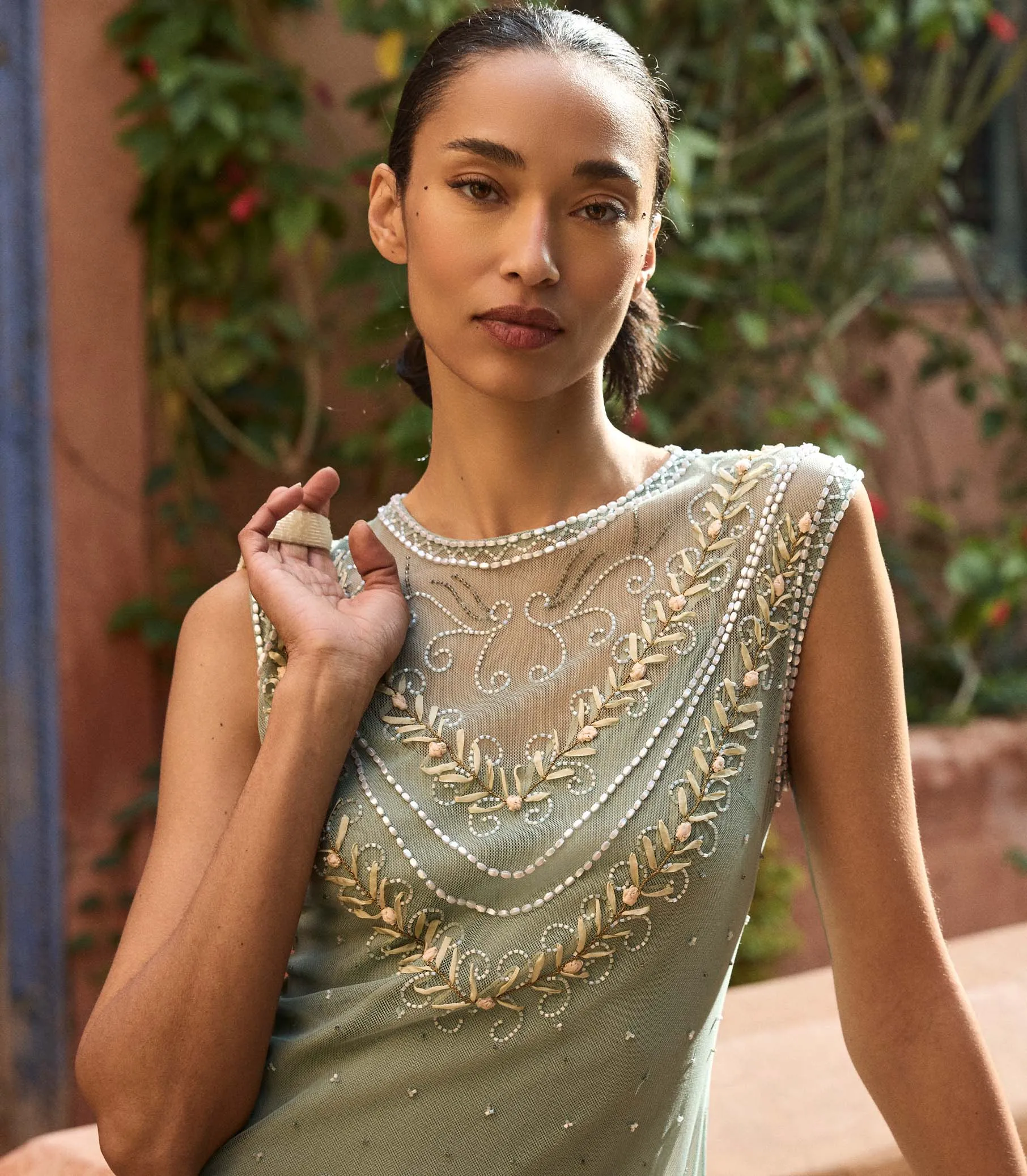 ARTEMISE DRESS -- SAGE sold by Doen product image thumbnail 3