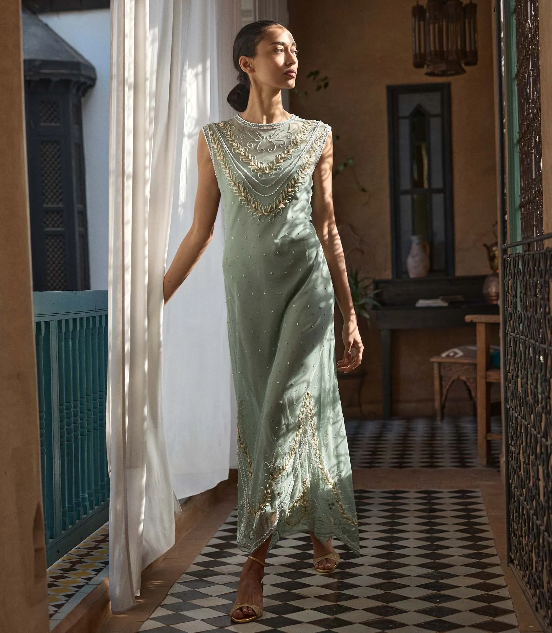 ARTEMISE DRESS -- SAGE sold by Doen product image thumbnail 5