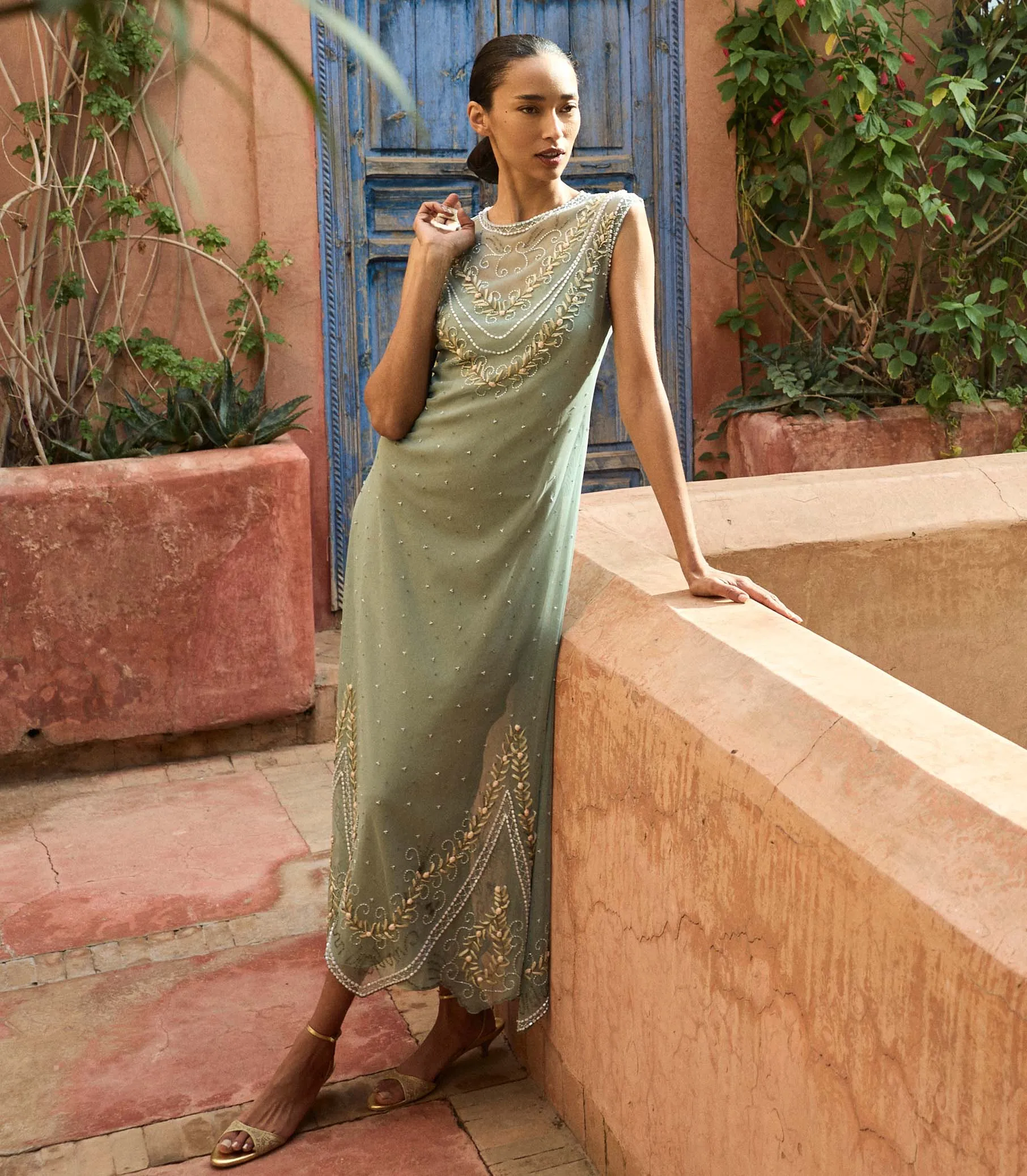 ARTEMISE DRESS -- SAGE sold by Doen product image thumbnail 2