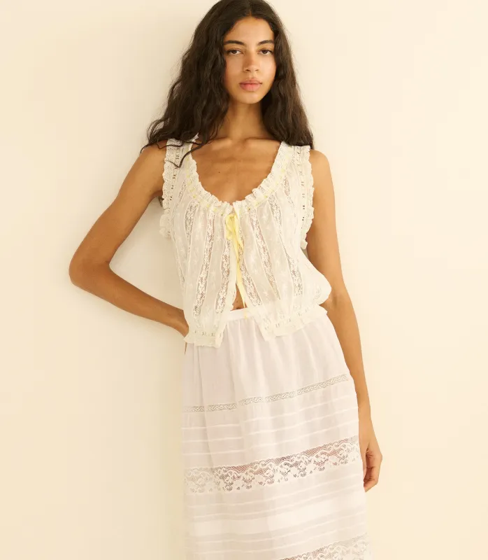 VETIVER TOP -- SALT made by Doen