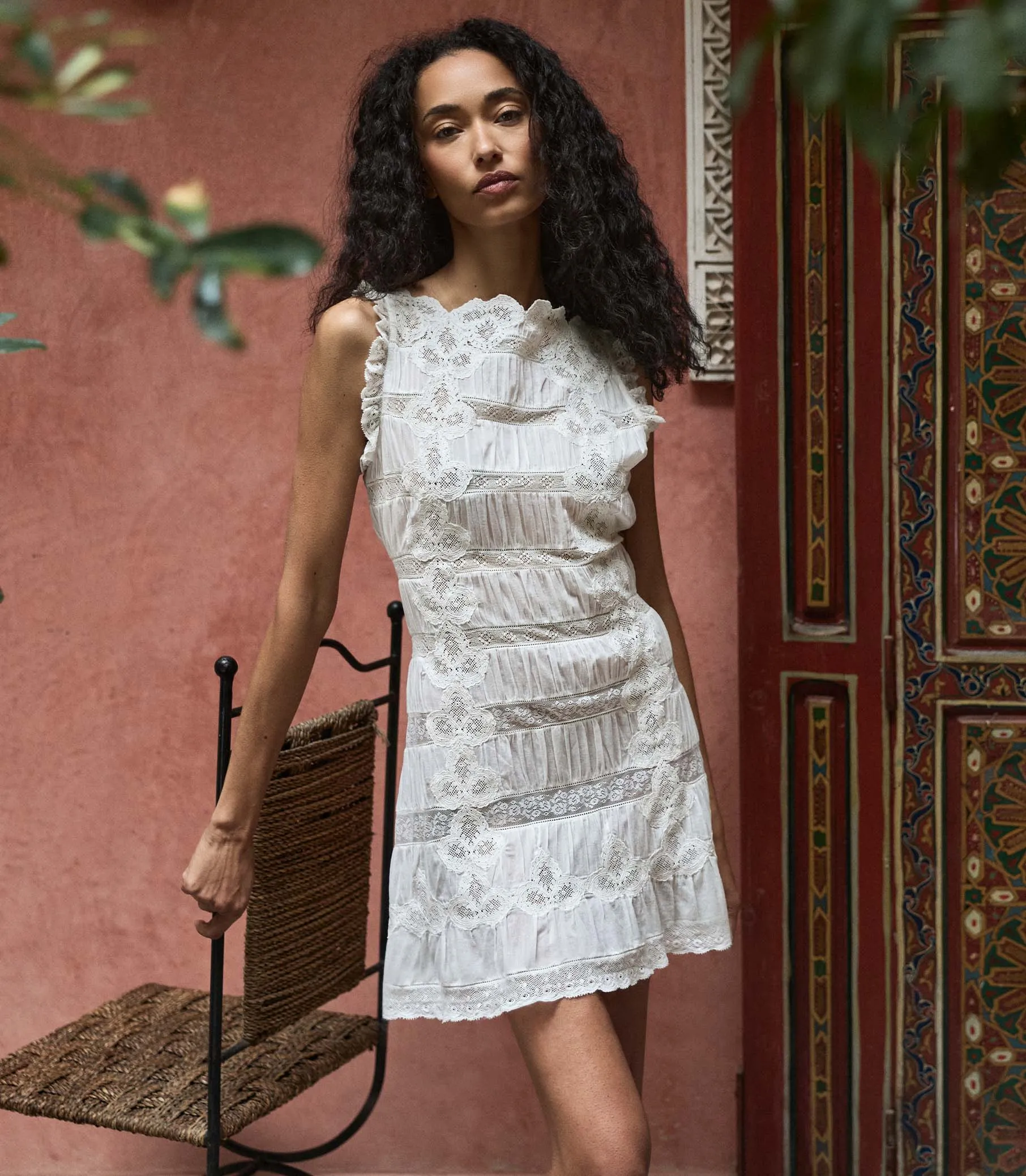 ADRIENNE DRESS -- SALT sold by Doen