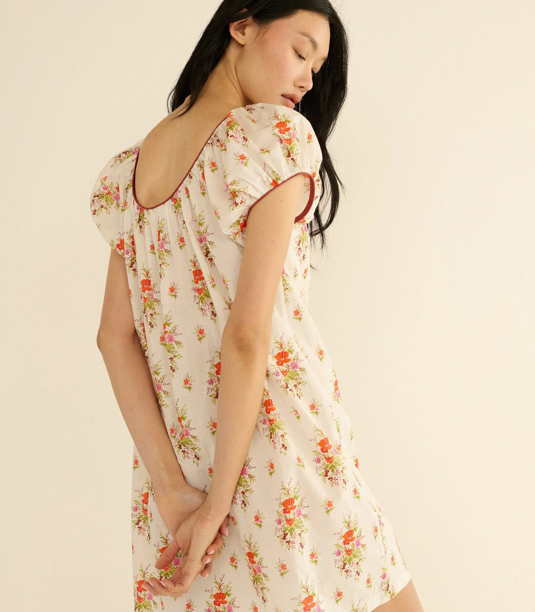 JULIA DRESS -- ROSE PETIT BOUQUET DE CHAMONIX sold by Doen product image thumbnail 4