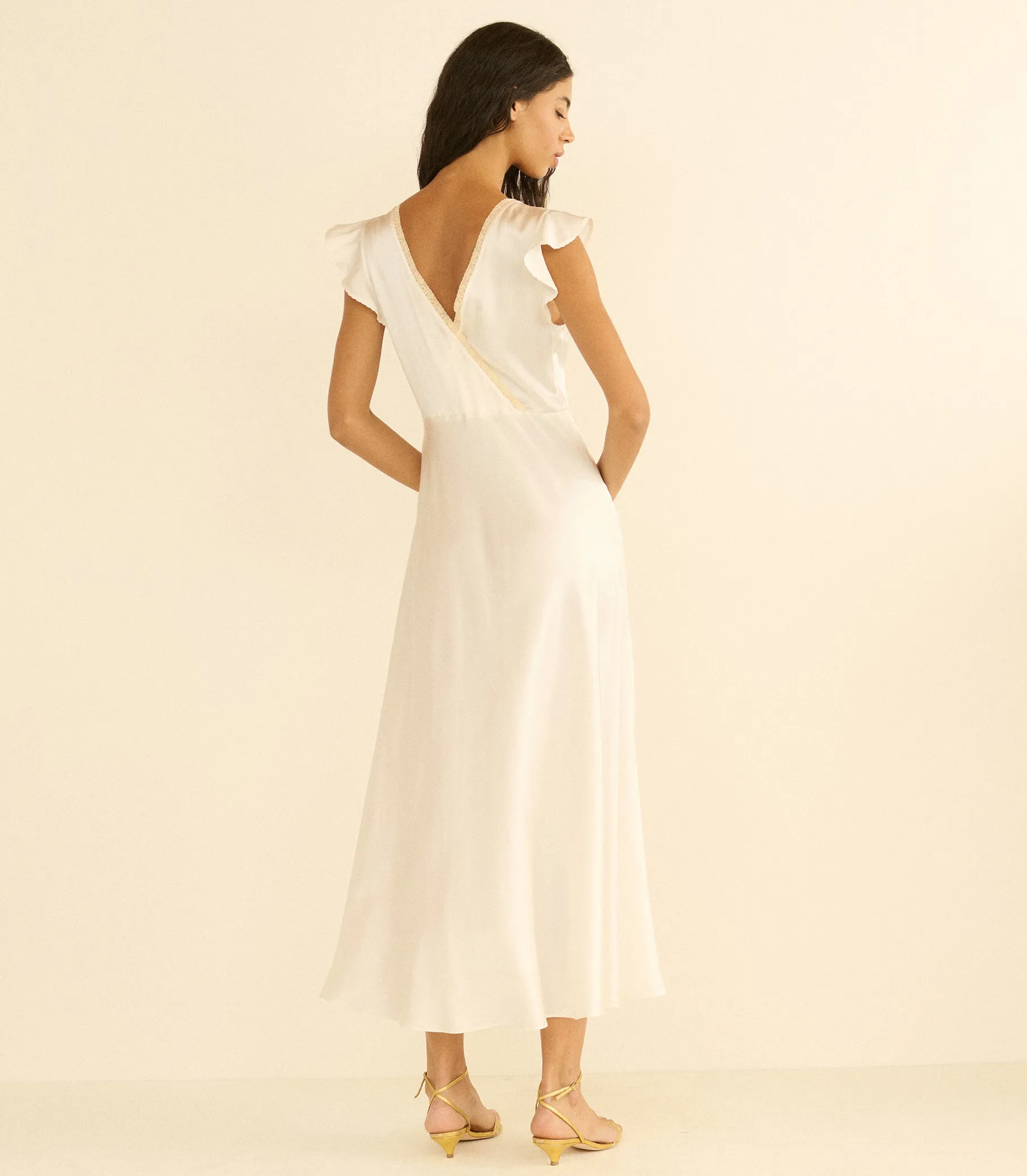 CORINA DRESS -- SALT sold by Doen product image thumbnail 4