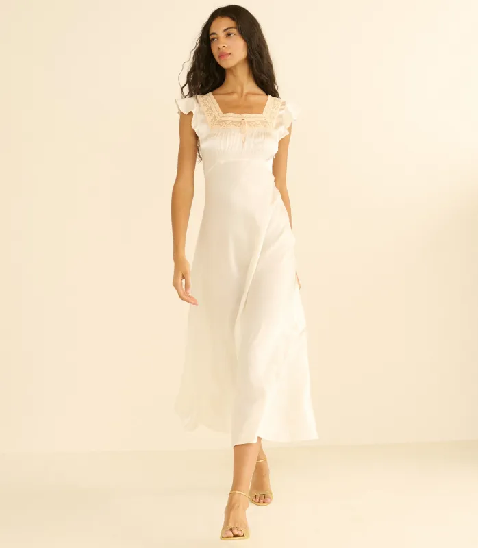 CORINA DRESS -- SALT made by Doen