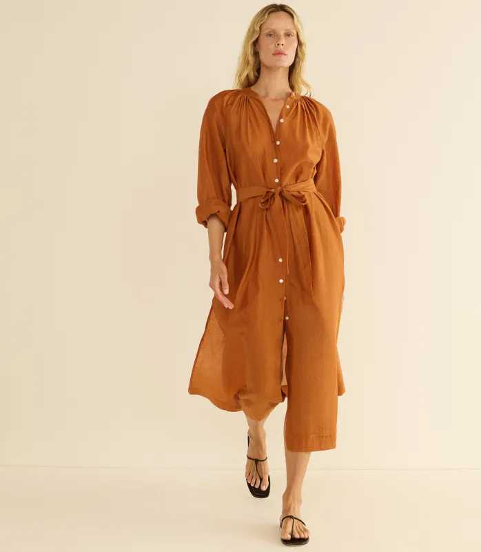 JOLIANE DRESS -- COCONUT made by Doen