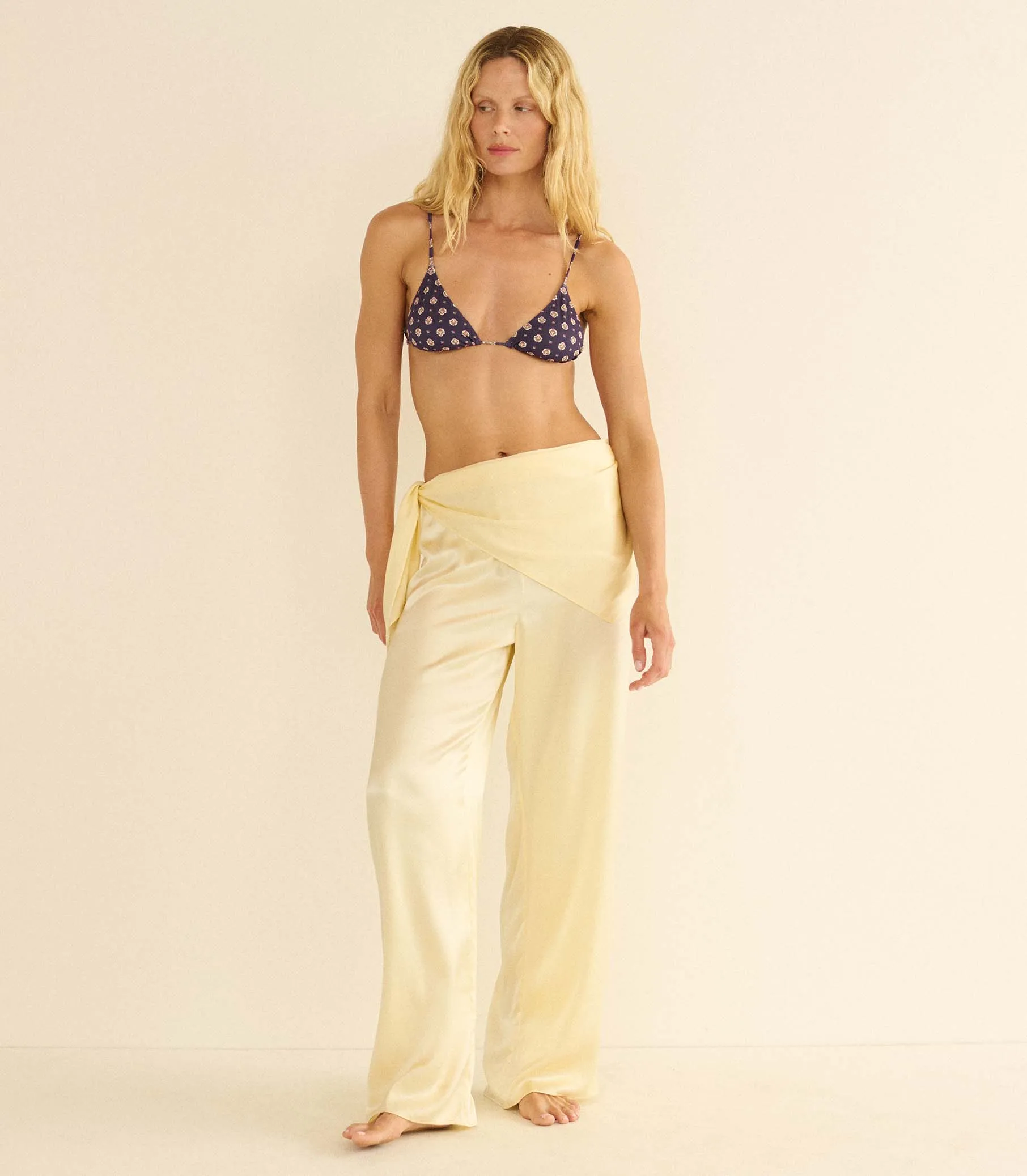 LAVON SCARF PANT -- VANILLA sold by Doen product image thumbnail 2