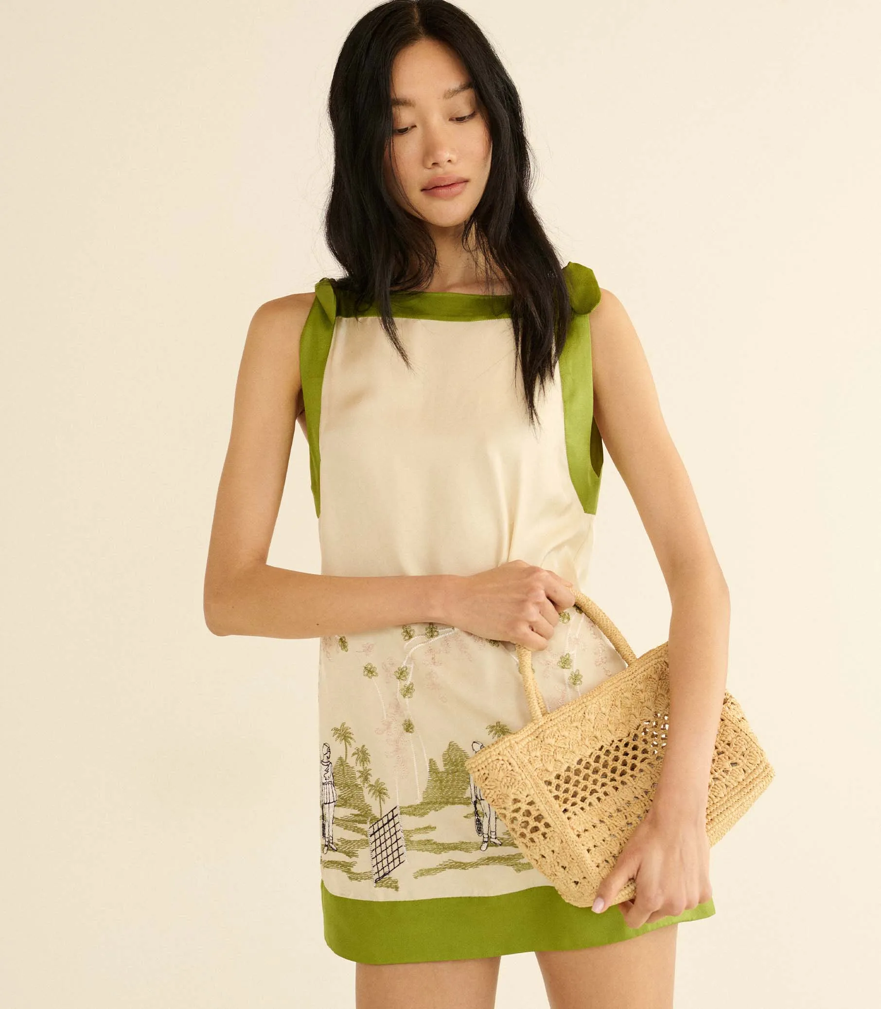 PRANZO MINI TOTE -- NATURAL RAFFIA sold by Doen product image thumbnail 2