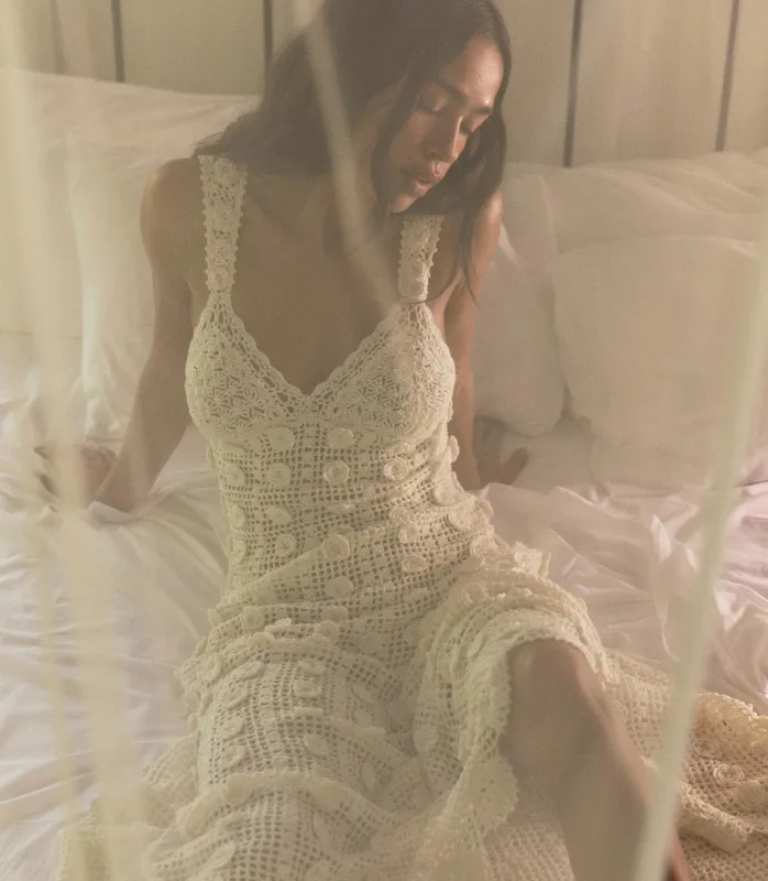 ARISTEA DRESS -- PEARL made by Doen