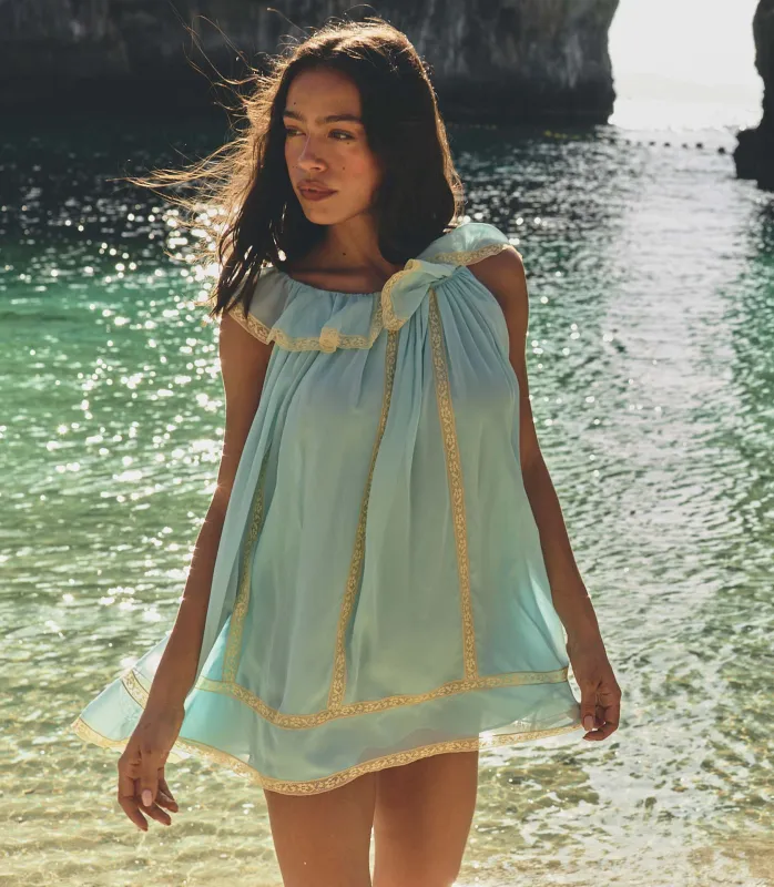 SUZETTE DRESS -- PALE WISTERIA made by Doen