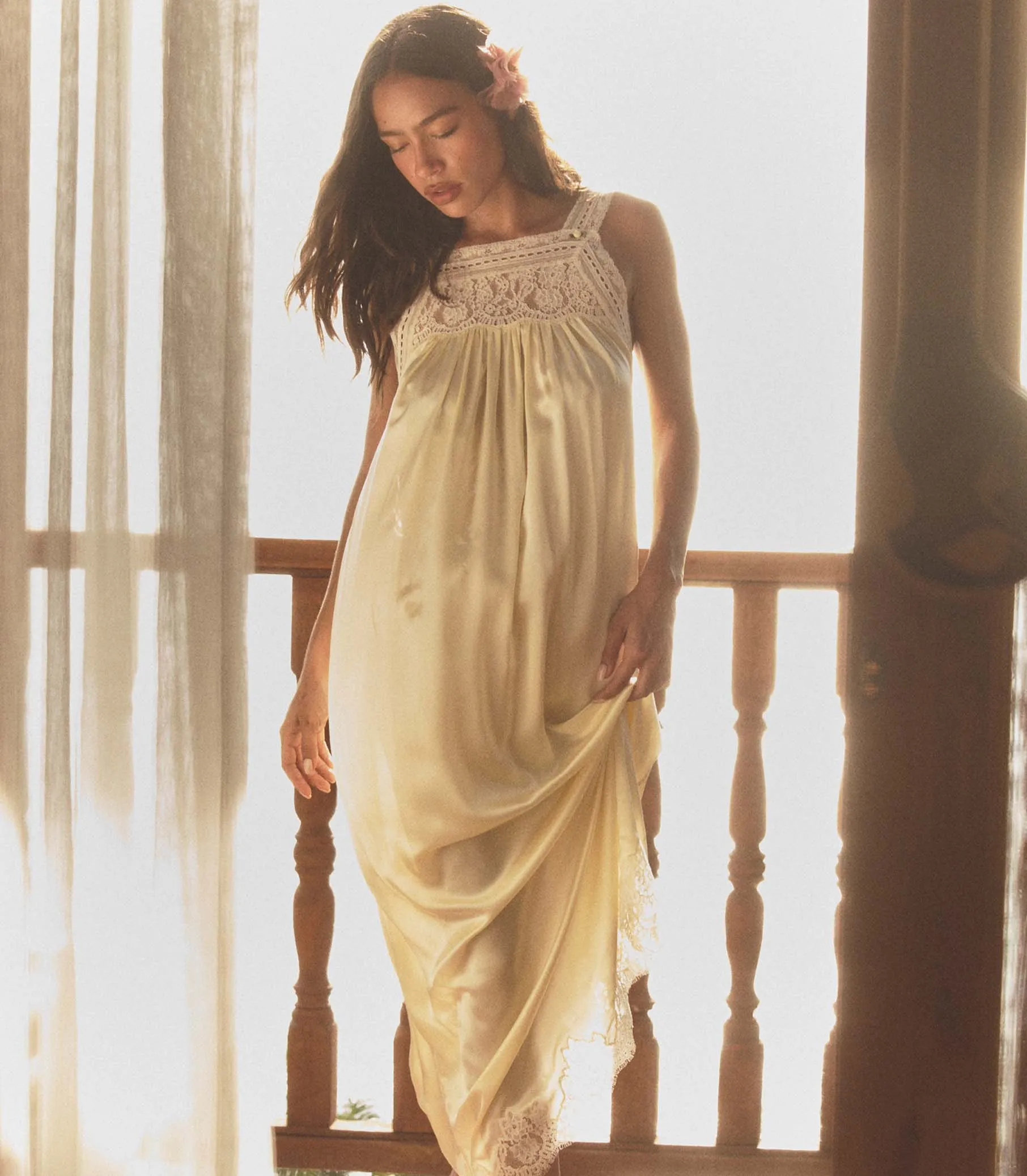 LUCIANE DRESS -- VANILLA sold by Doen product image thumbnail 5