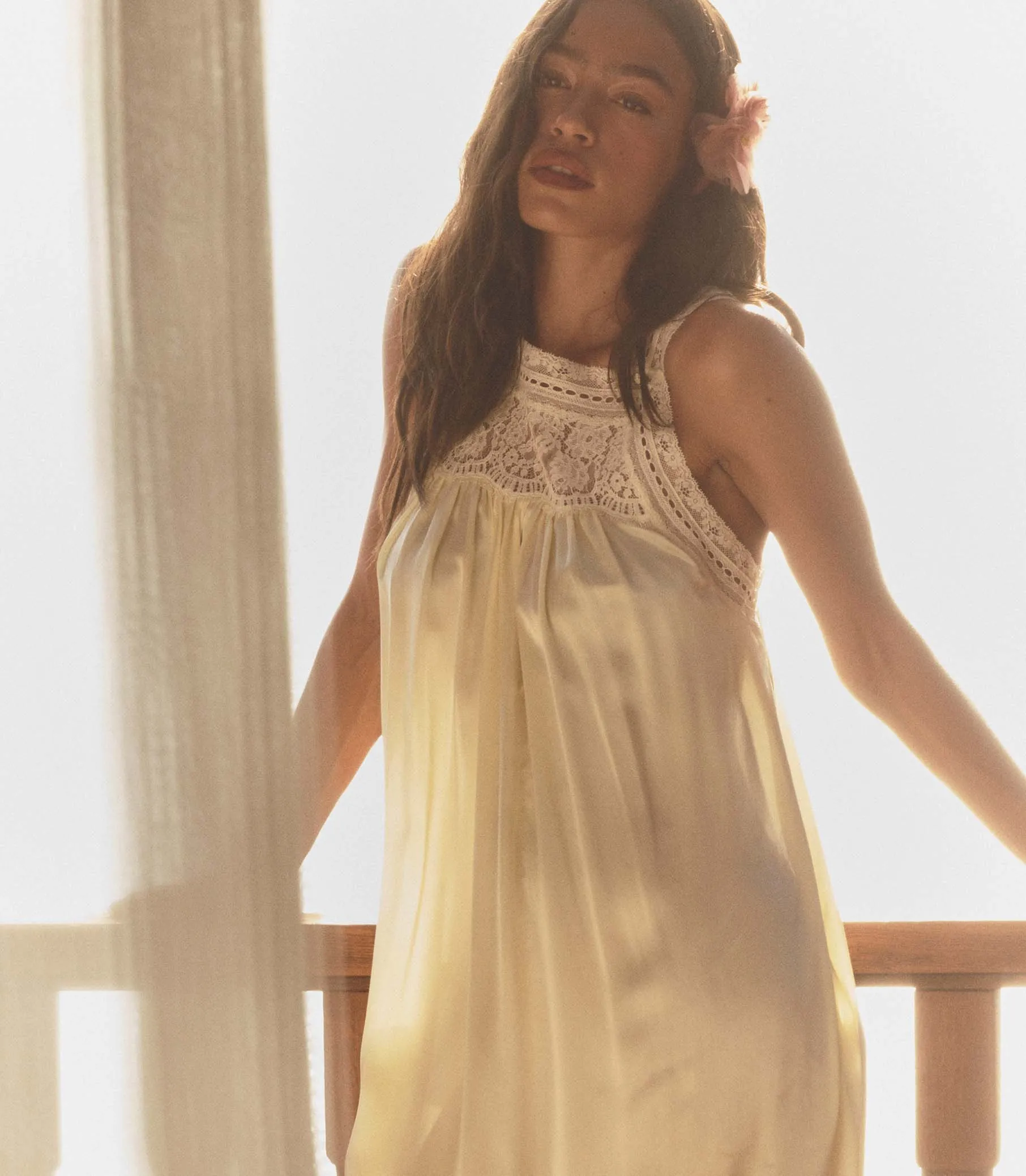 LUCIANE DRESS -- VANILLA sold by Doen product image thumbnail 3