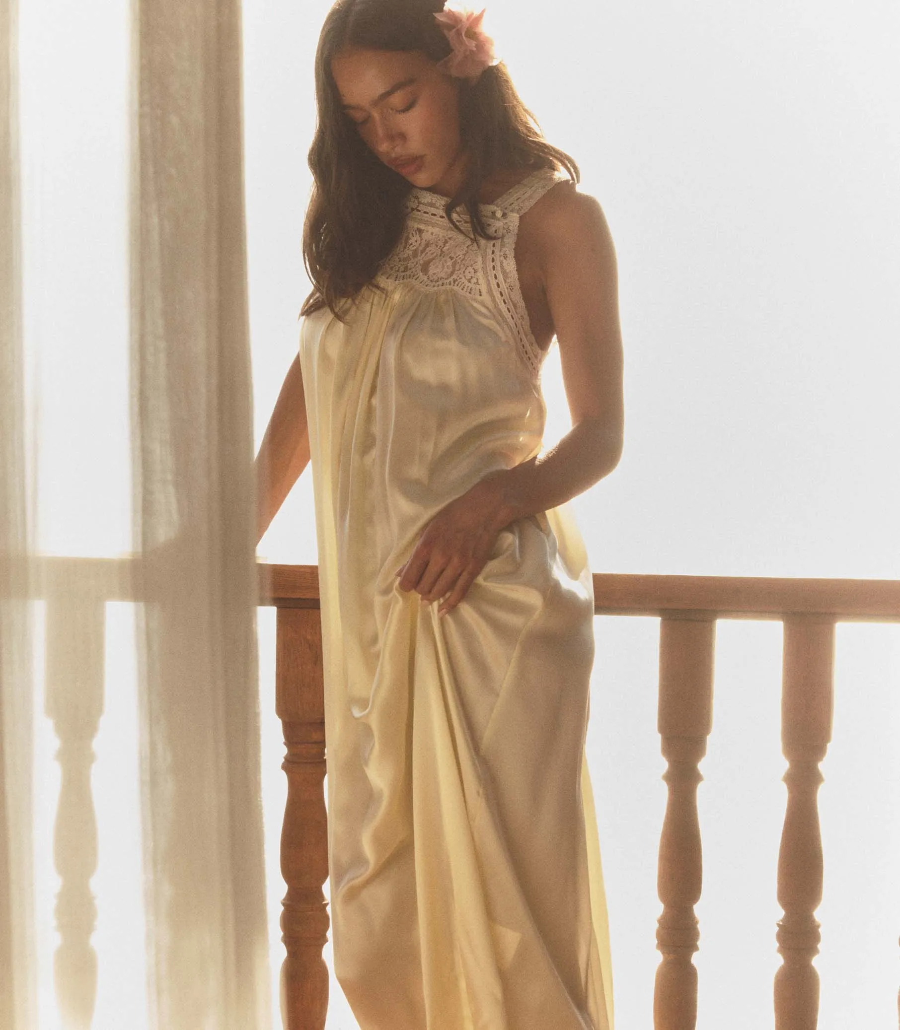 LUCIANE DRESS -- VANILLA sold by Doen product image thumbnail 2