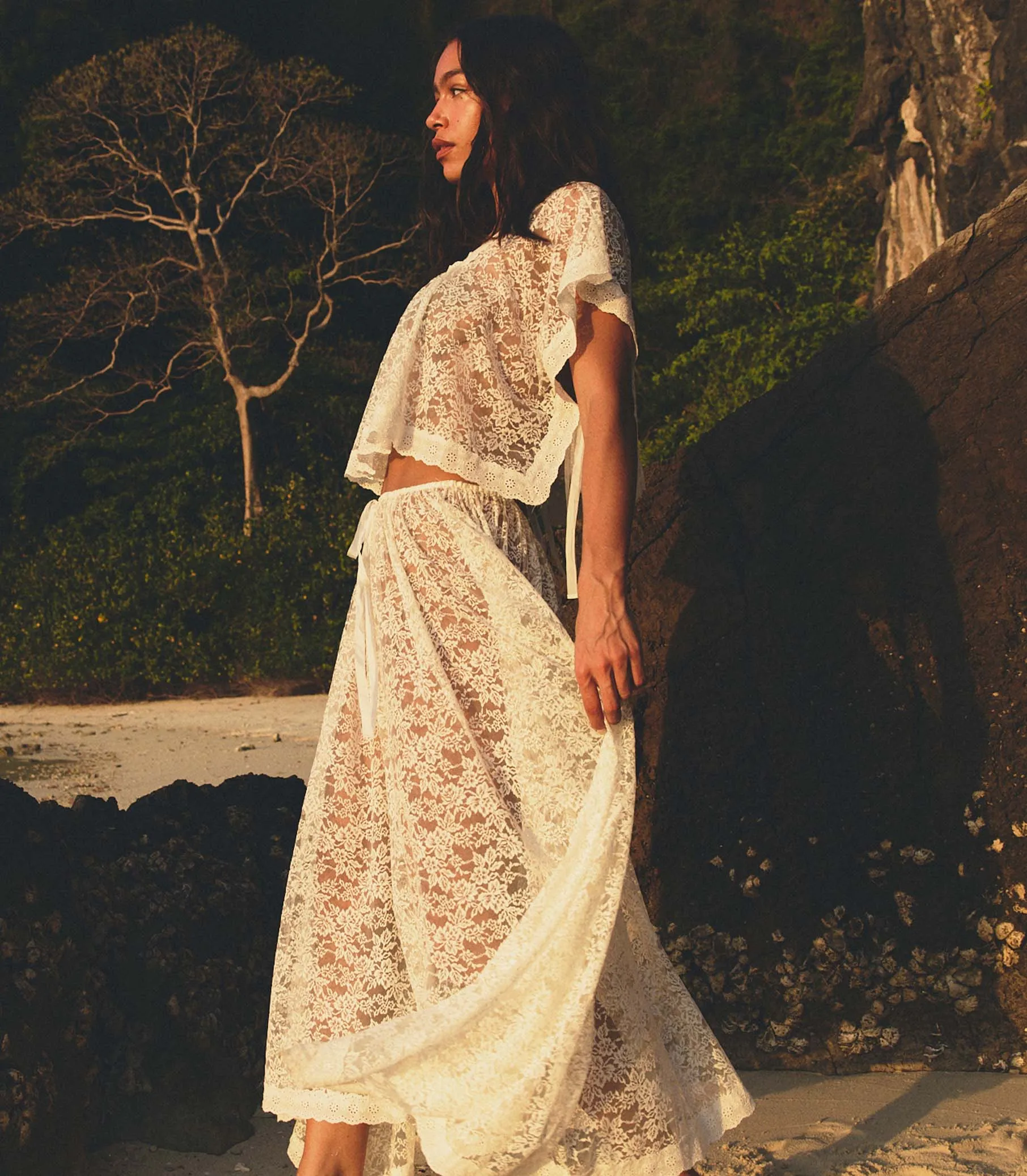 ZINNIA SKIRT -- SALT sold by Doen product image thumbnail 2