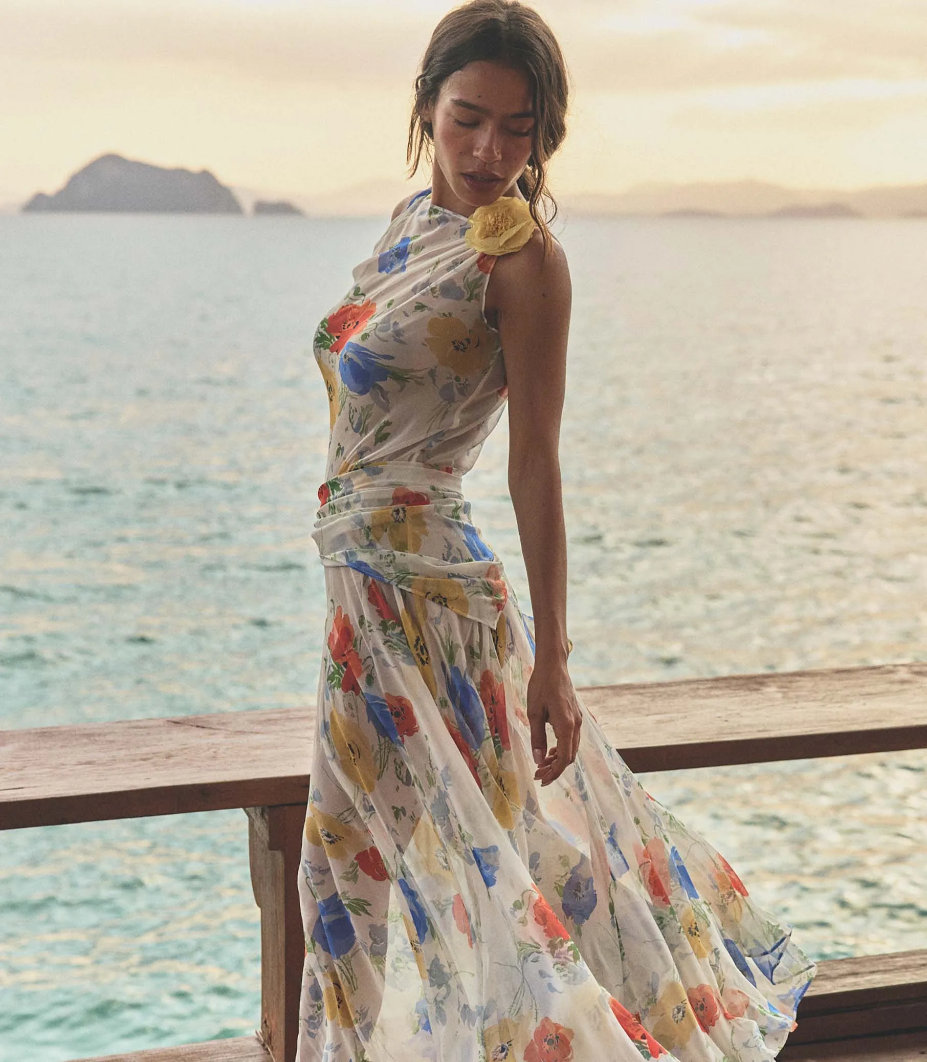 ZEPHIRINE DRESS -- ANEMONE GROVE sold by Doen product image thumbnail 4
