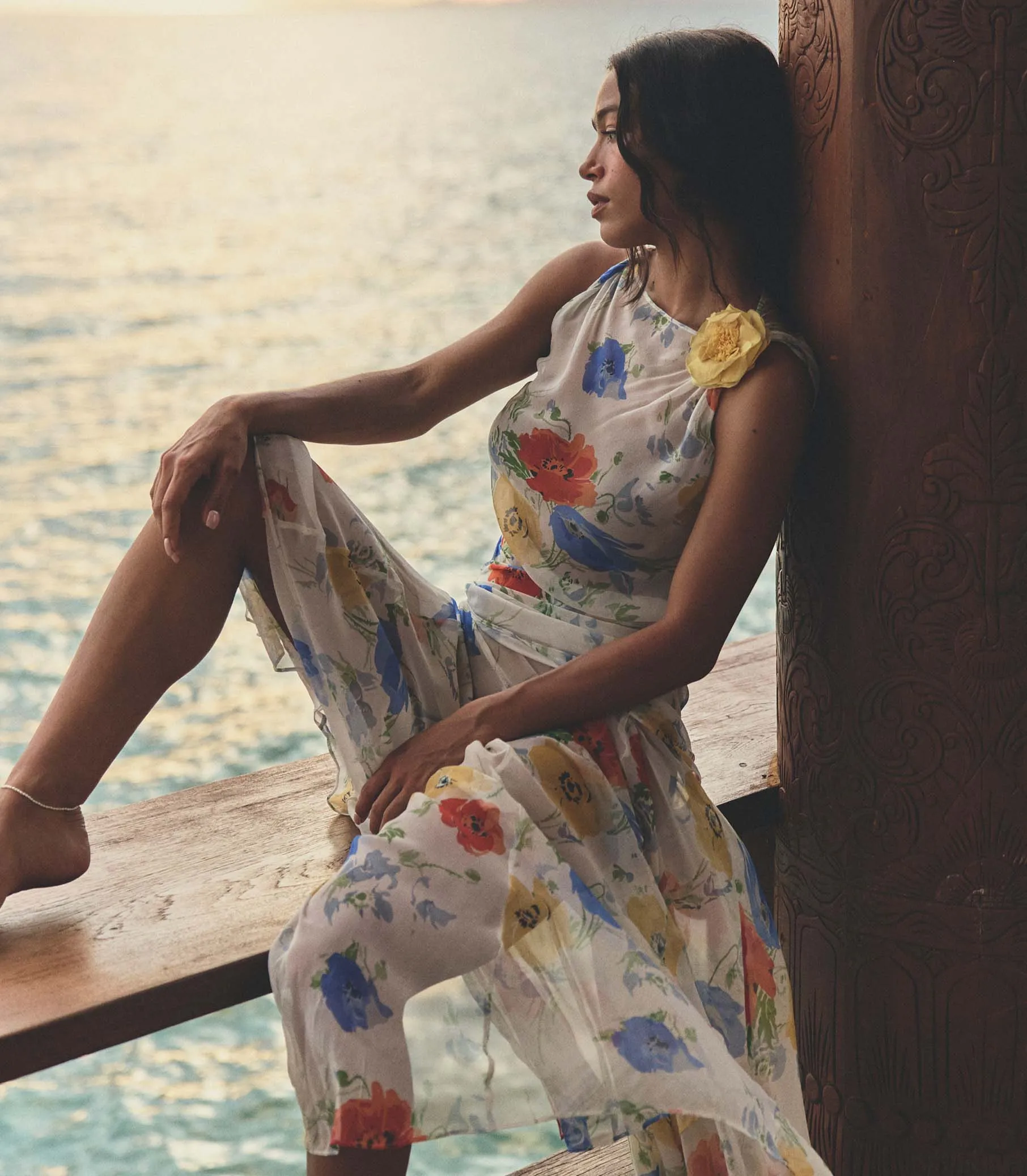 ZEPHIRINE DRESS -- ANEMONE GROVE sold by Doen product image thumbnail 3